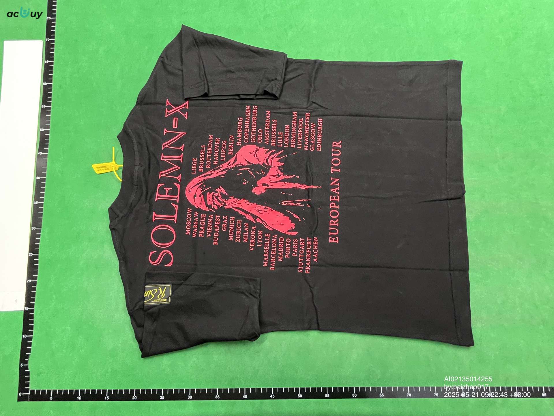 QC Photo - RAF Simons Solemn X Tee