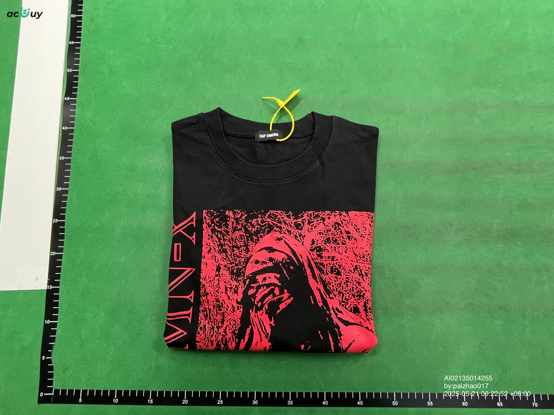 QC Photo - RAF Simons Solemn X Tee
