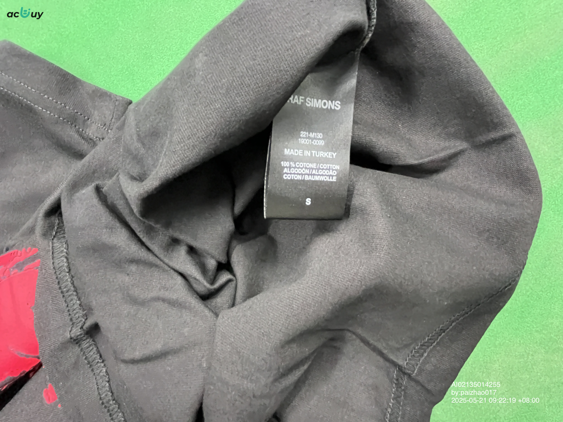 QC Photo - RAF Simons Solemn X Tee