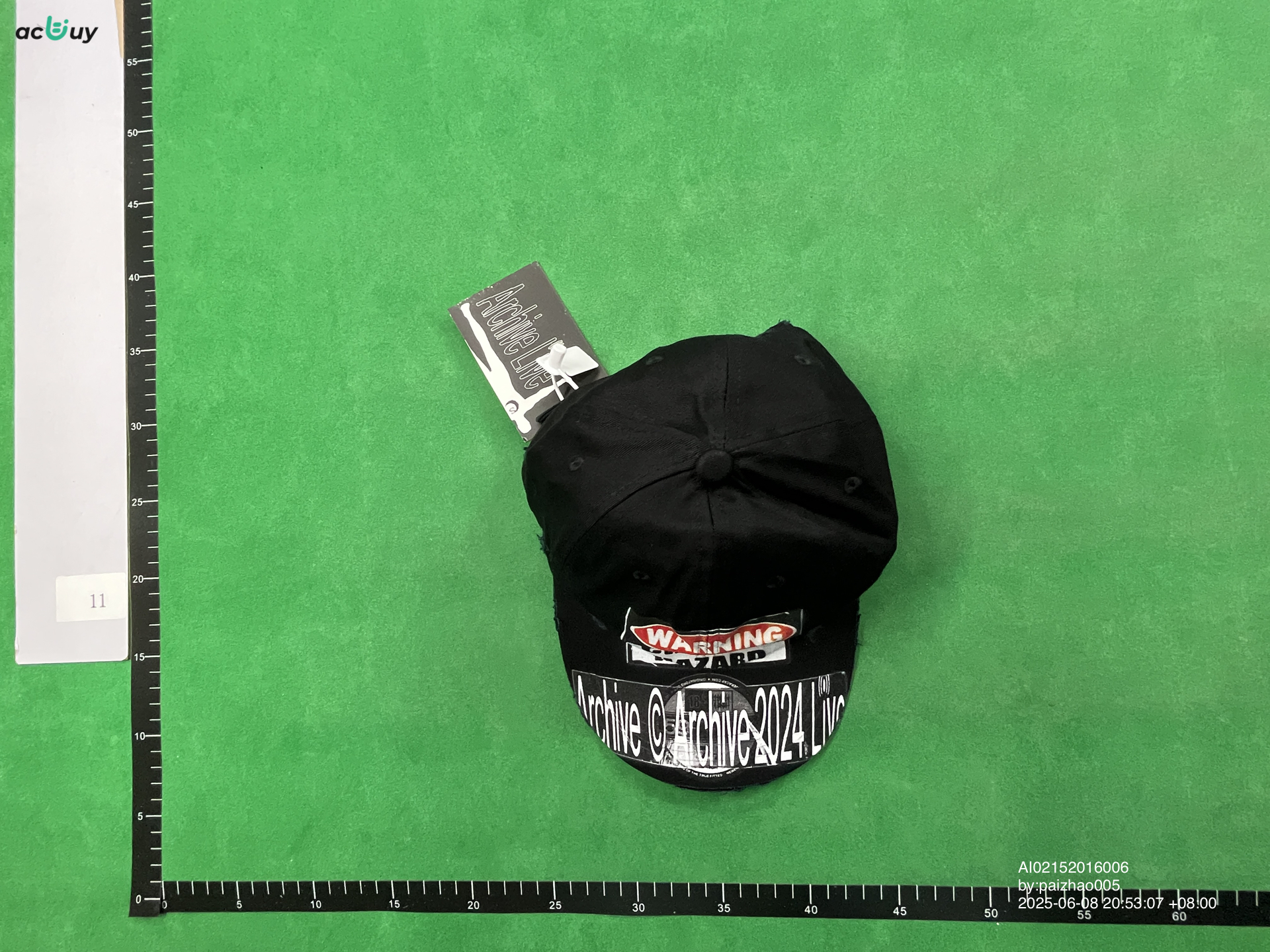 QC Photo - CSONLINE Warning Hat