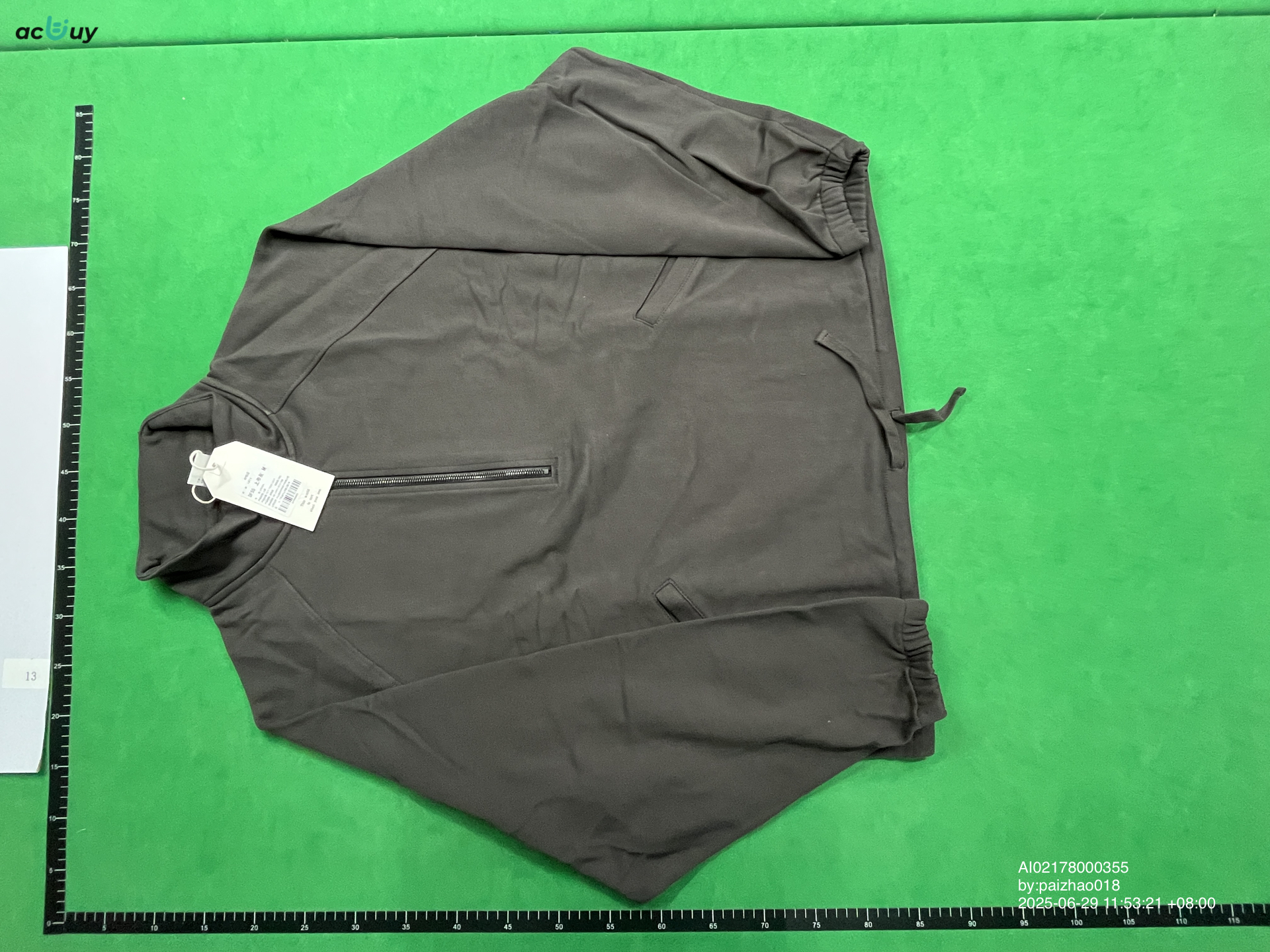 QC Photo - Unbranded Blank Half-Zip Sweaters