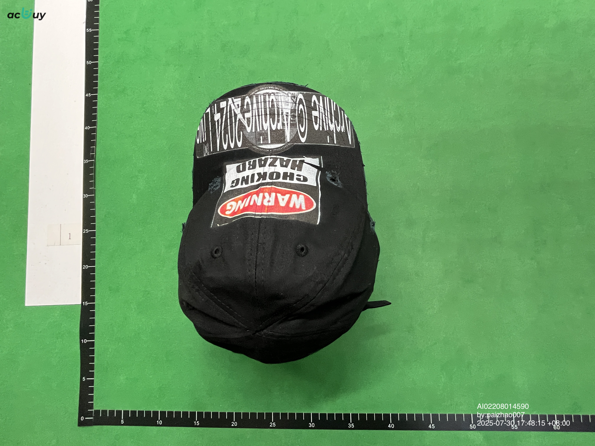 QC Photo - CSONLINE Warning Hat