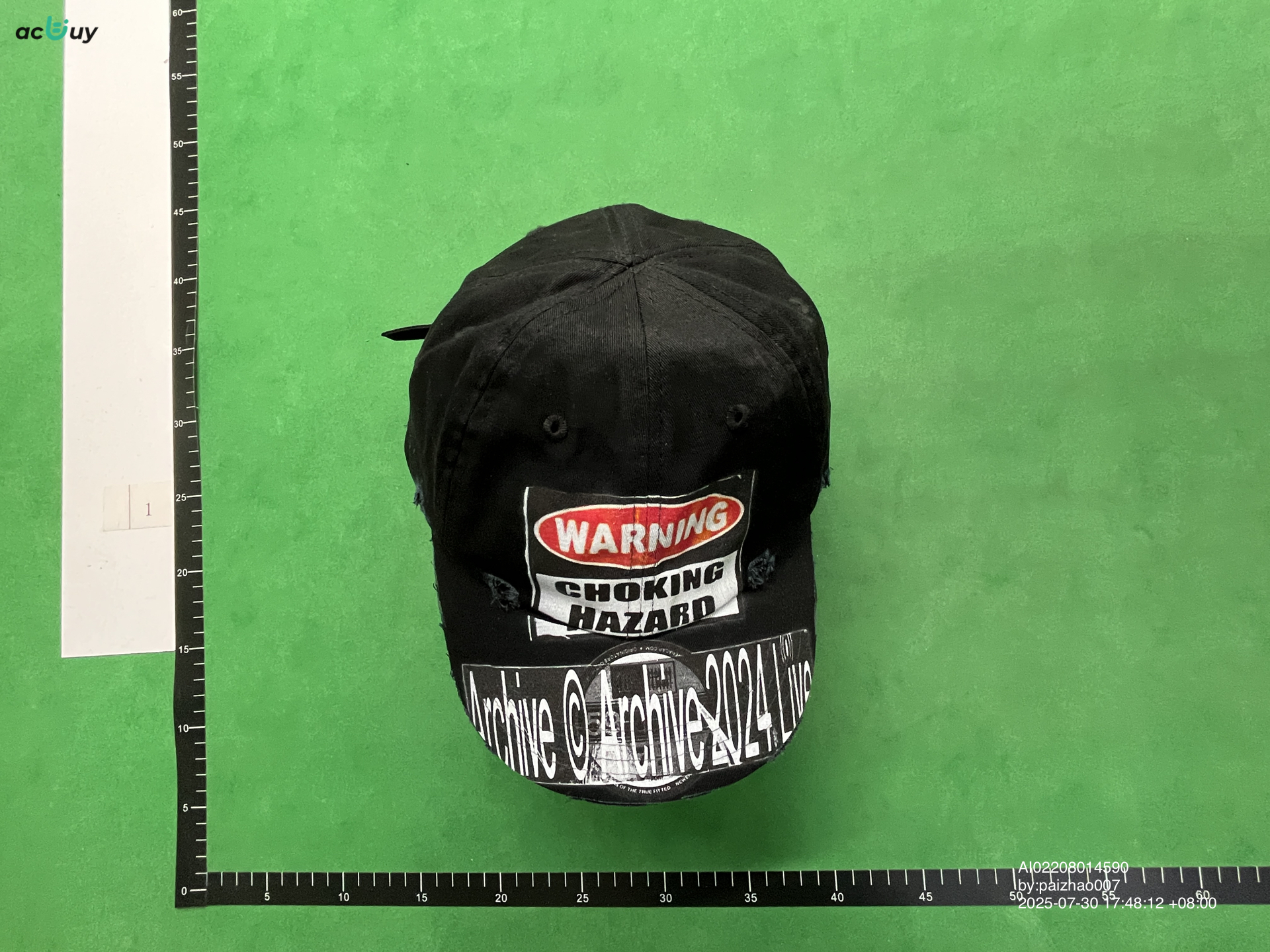 QC Photo - CSONLINE Warning Hat
