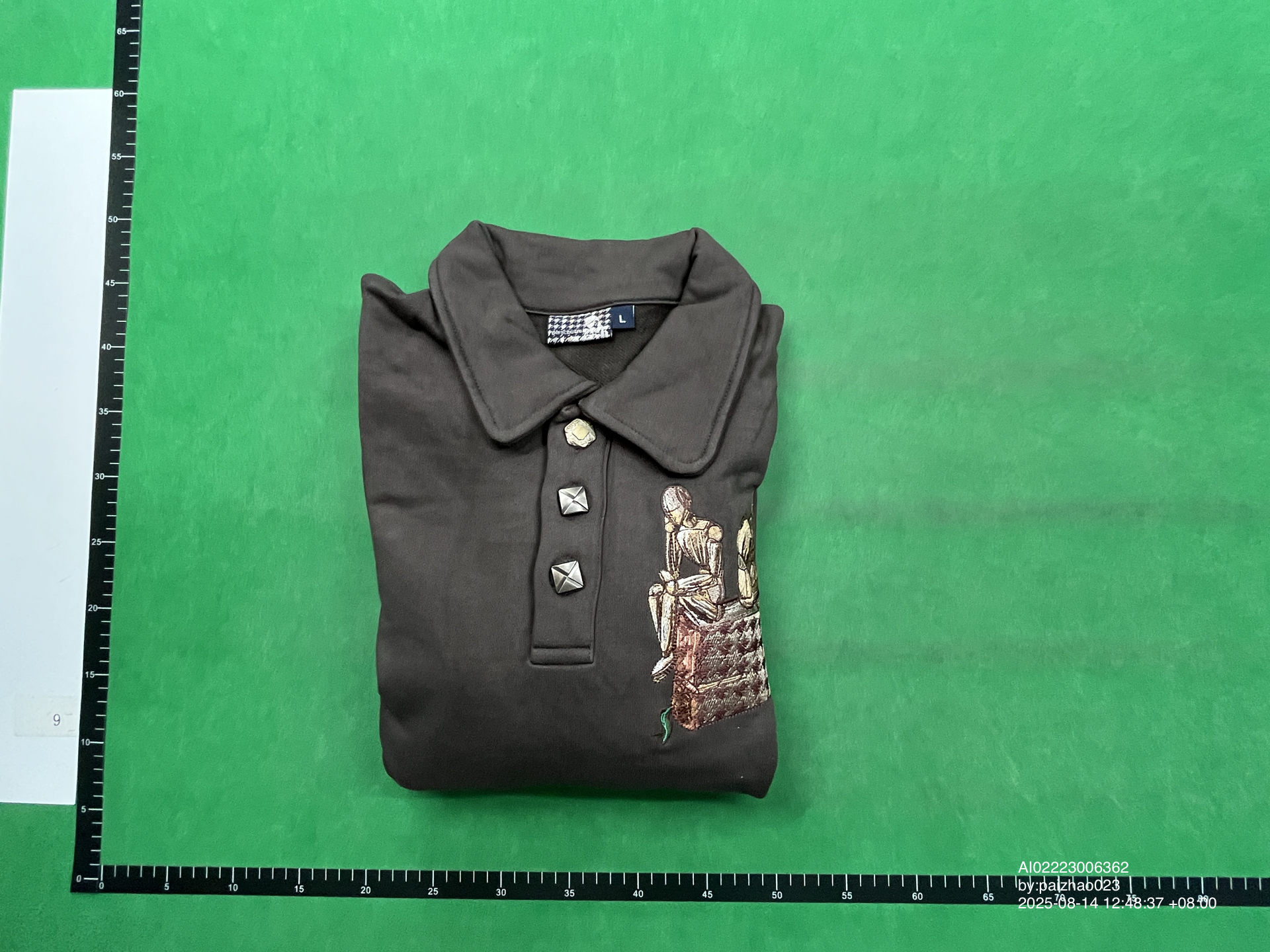 QC Photo - Derschutze Gallery Layered Long Sleeve Polo