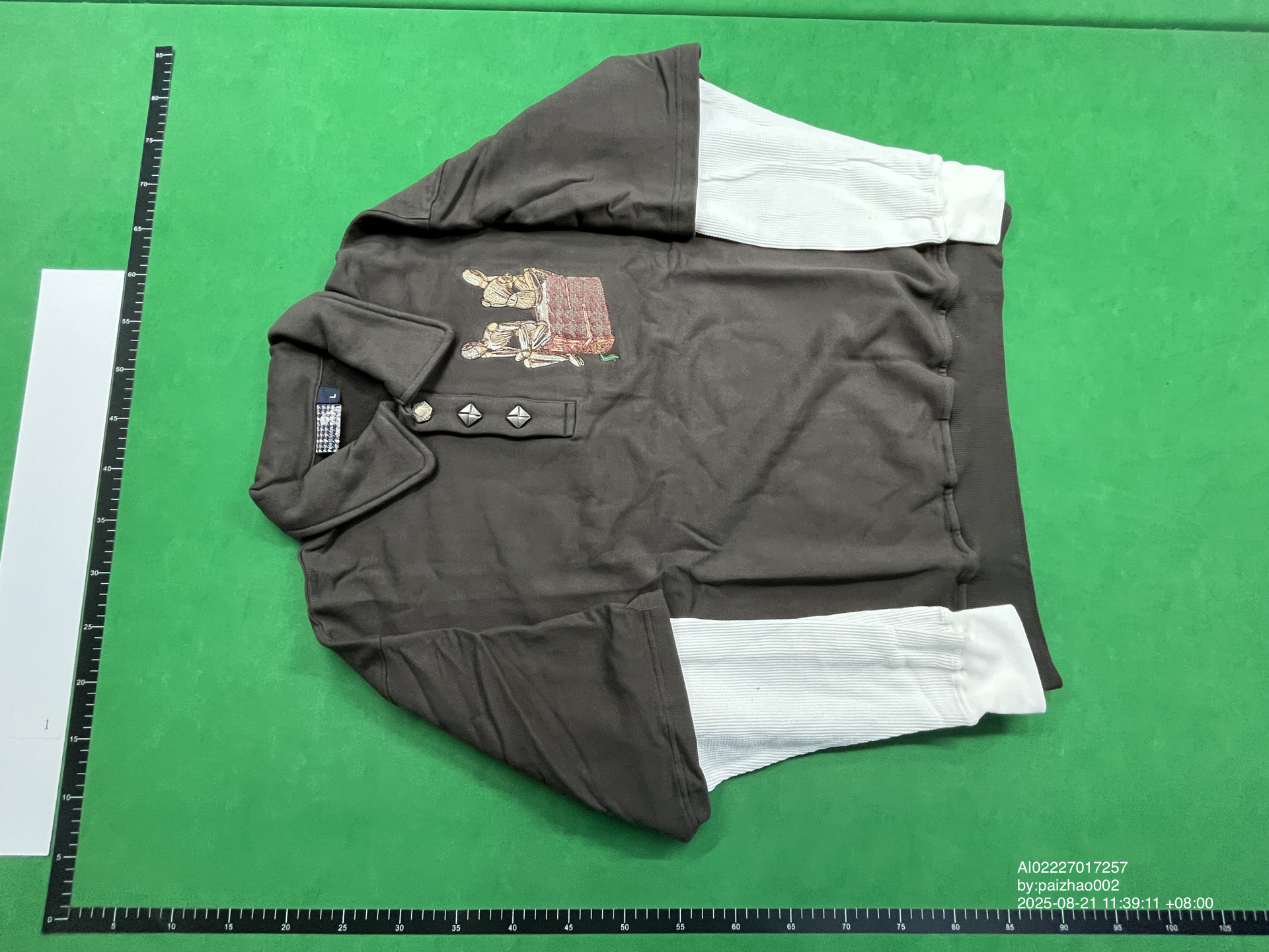 QC Photo - Derschutze Gallery Layered Long Sleeve Polo