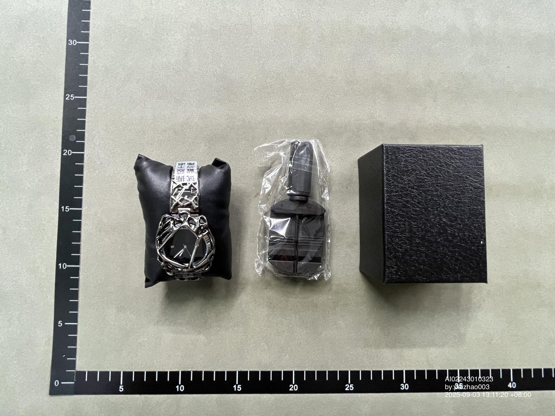 QC Photo - Alabaster Industries Silver Sinew Watch