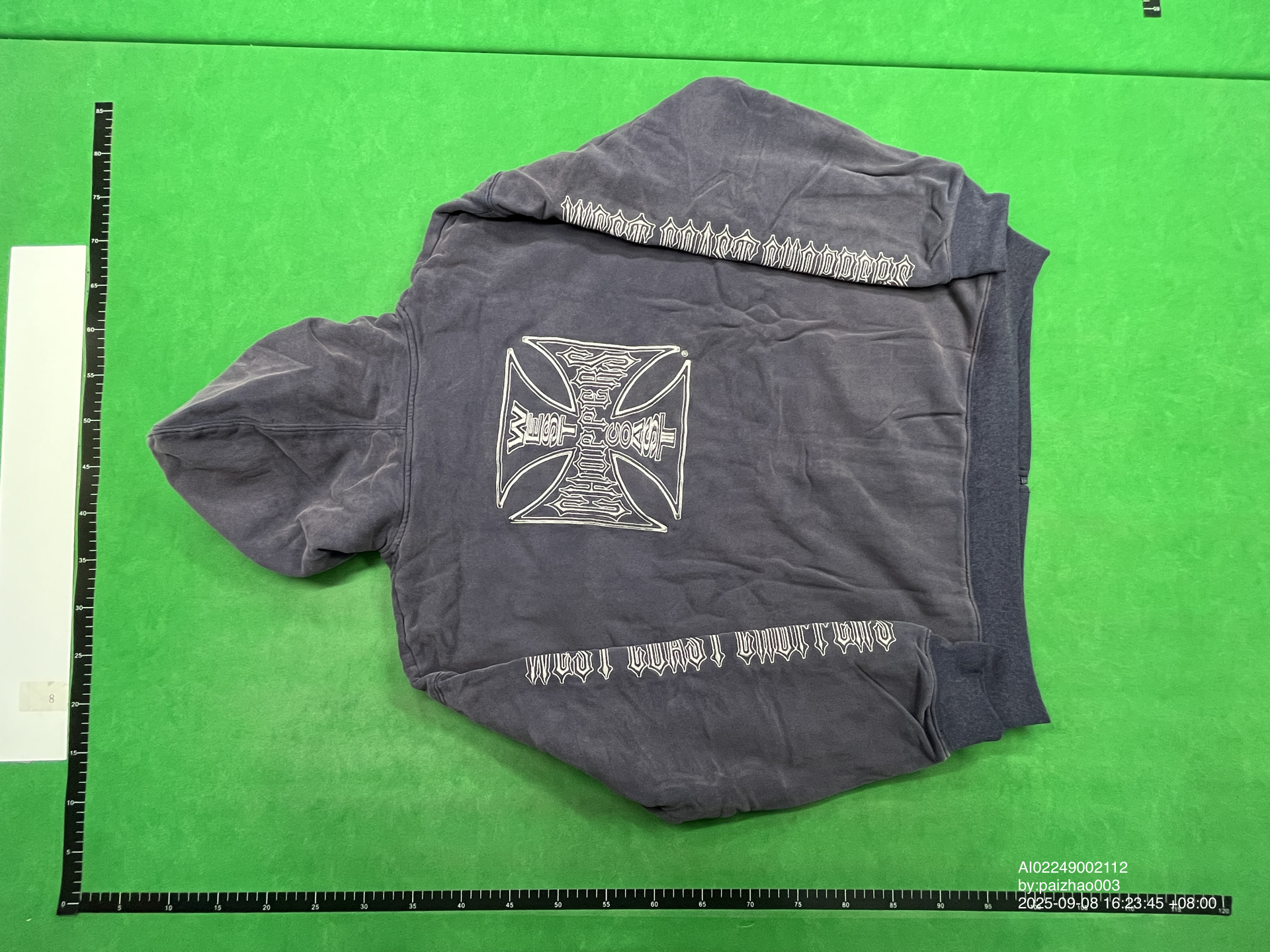 QC Photo - West Coast Choppers Purple Zip-Up Hoodie