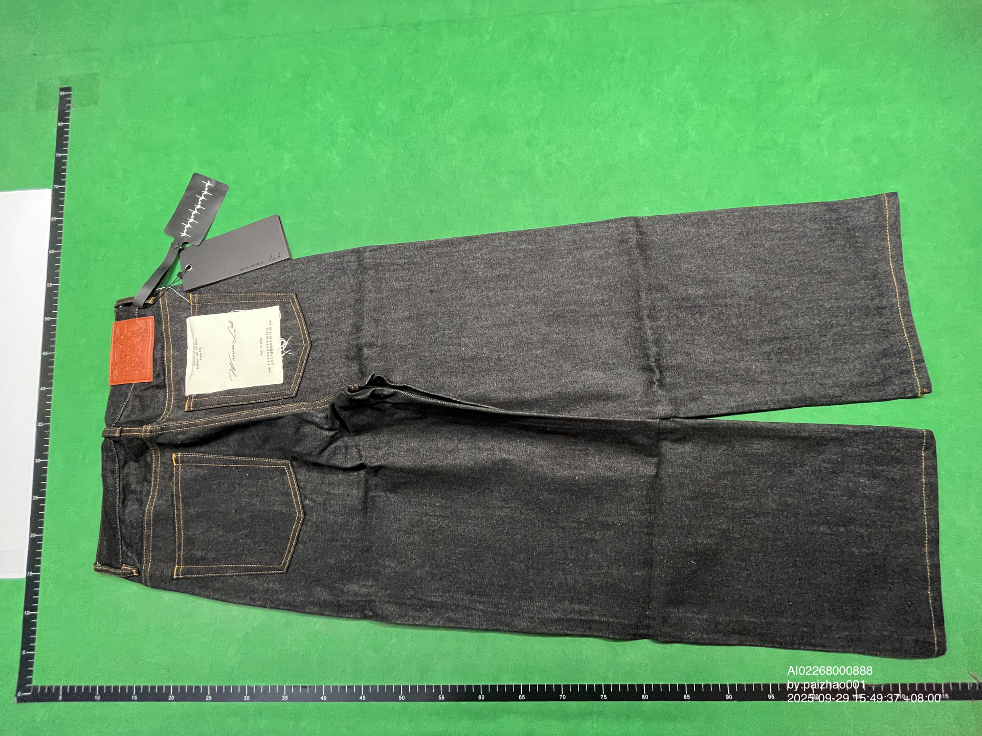 QC Photo - WANNA LAB 14oz Raw Denim Jeans