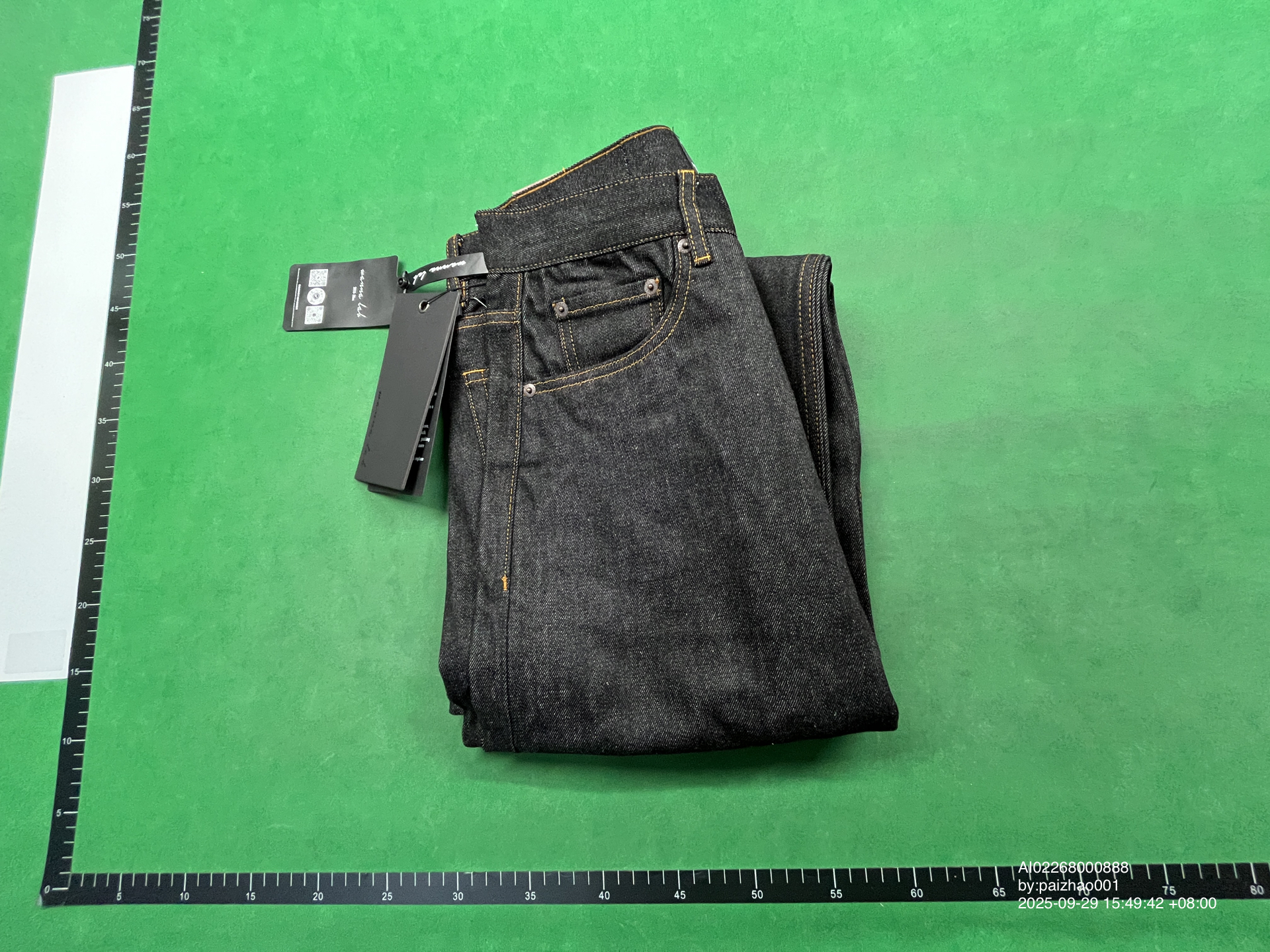 QC Photo - WANNA LAB 14oz Raw Denim Jeans