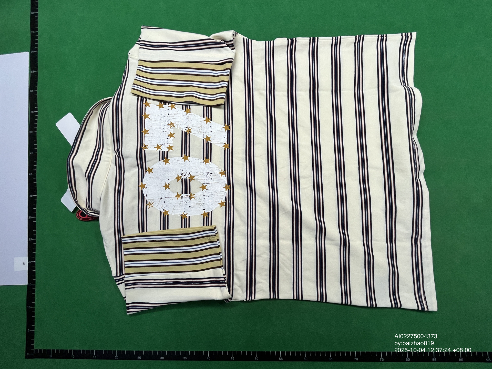 QC Photo - PEOPLESENSE Striped Crown Badge Polo