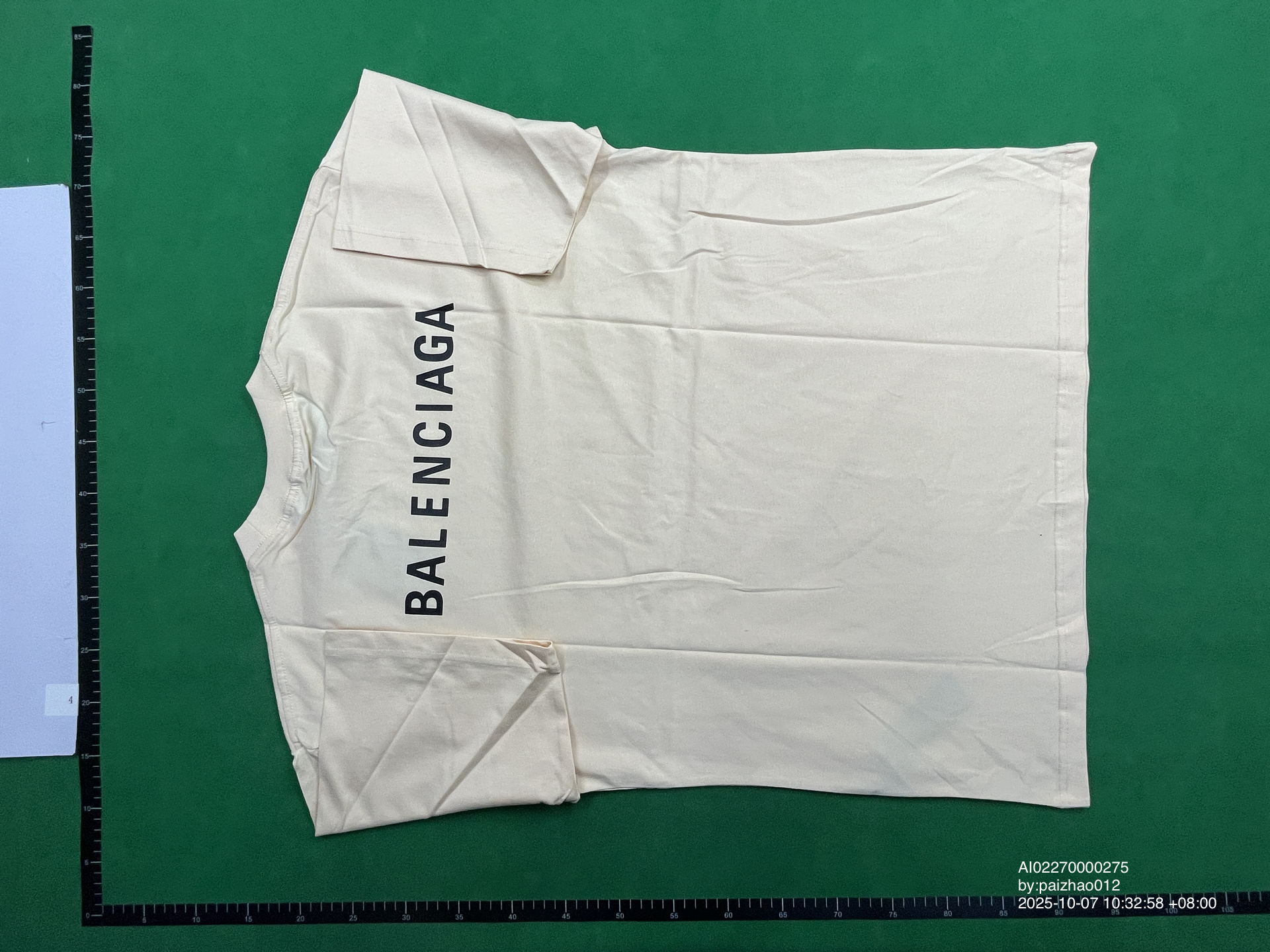 QC Photo - Balenciaga Embroidered Tee