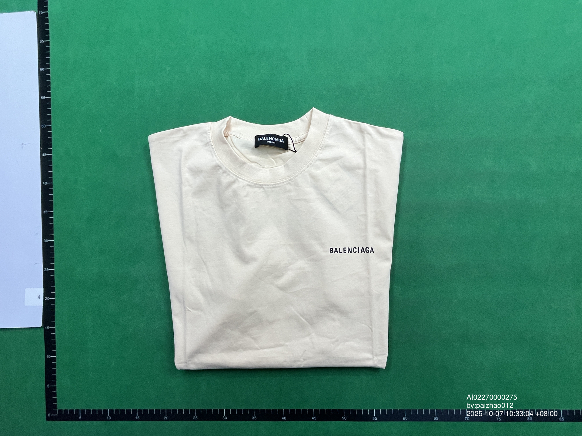 QC Photo - Balenciaga Embroidered Tee