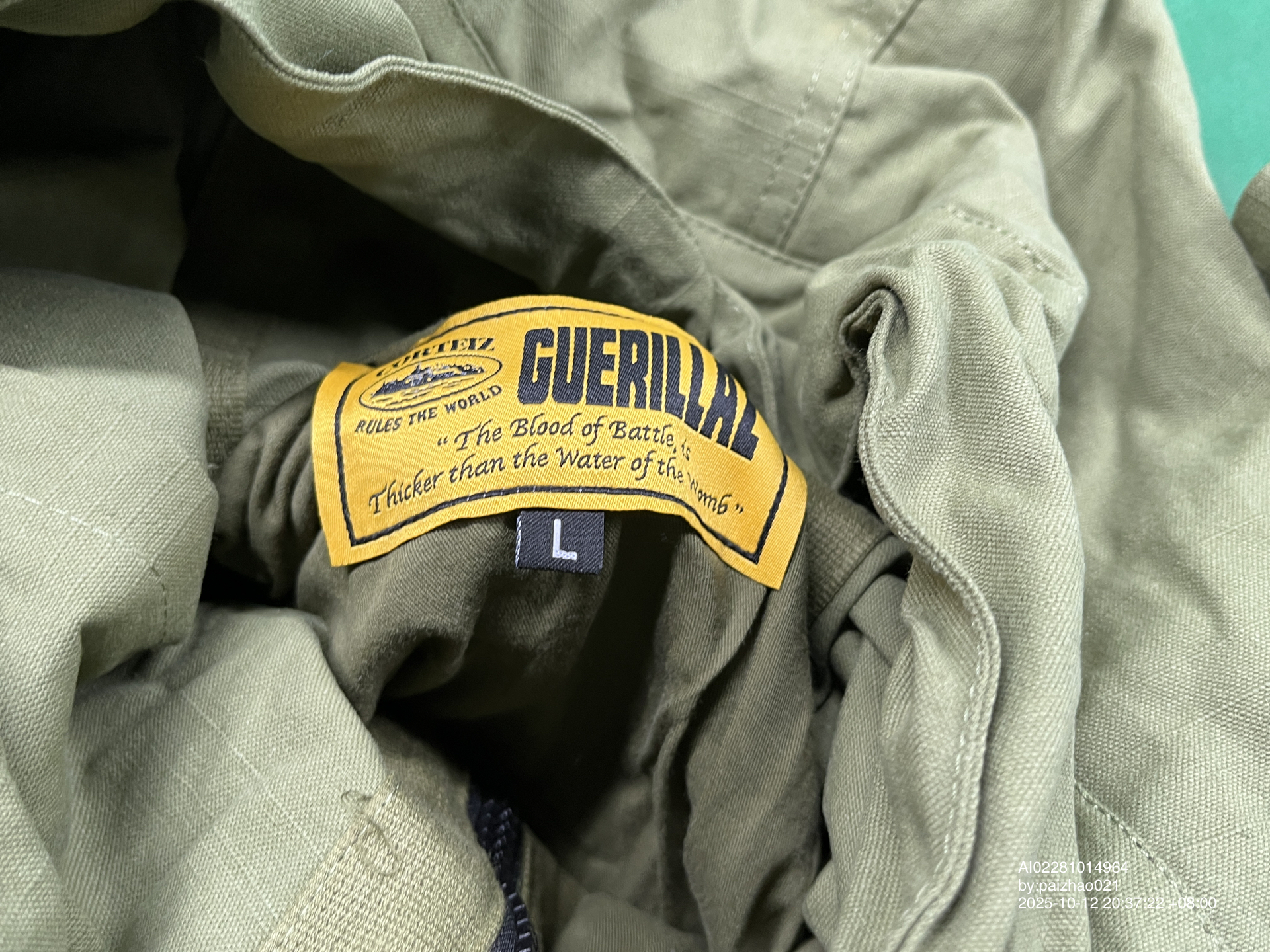 QC Photo - Corteiz Storm Jacket Army Green