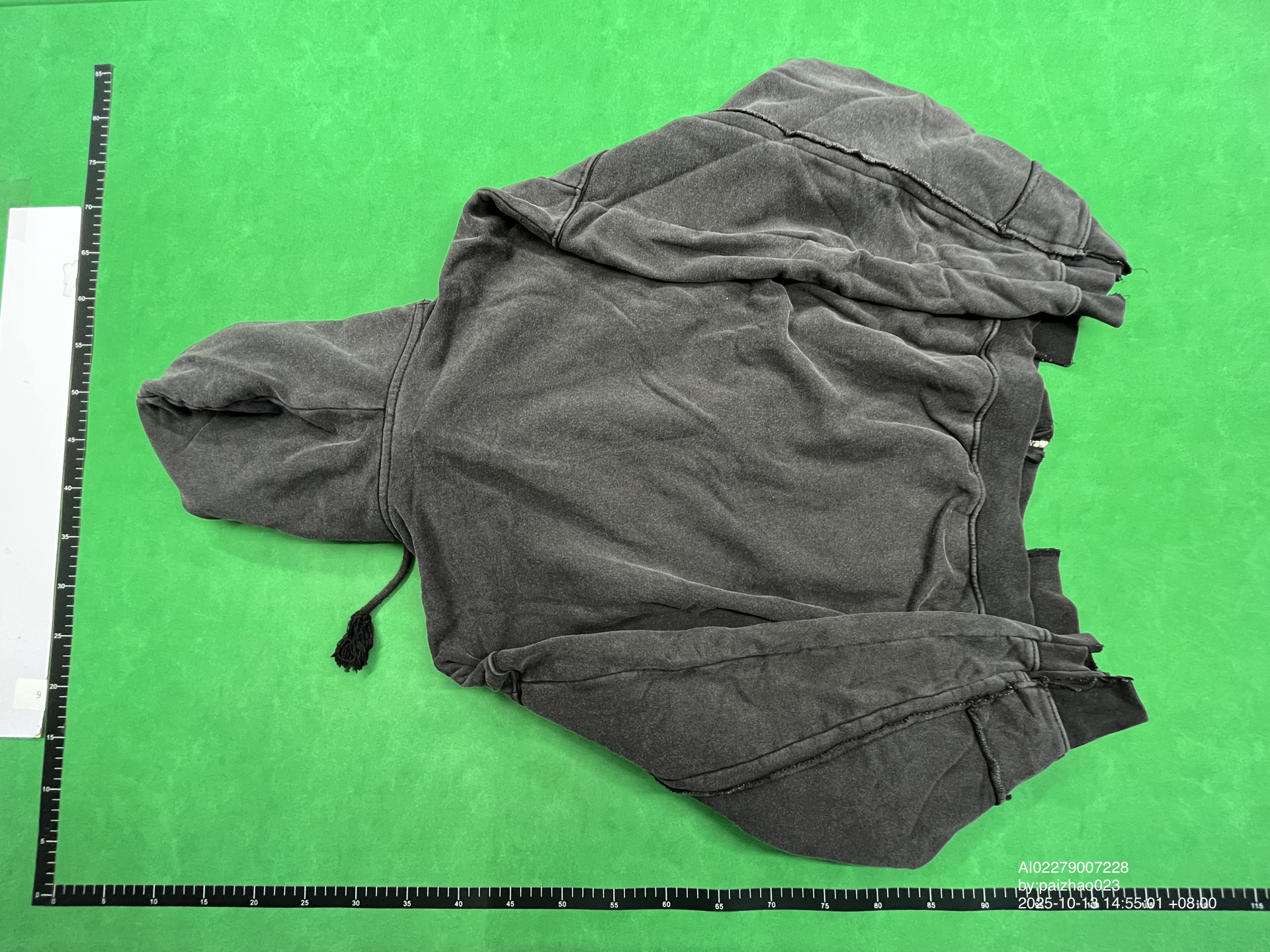 QC Photo - Vetements Panelled Zip-Up Hoodie
