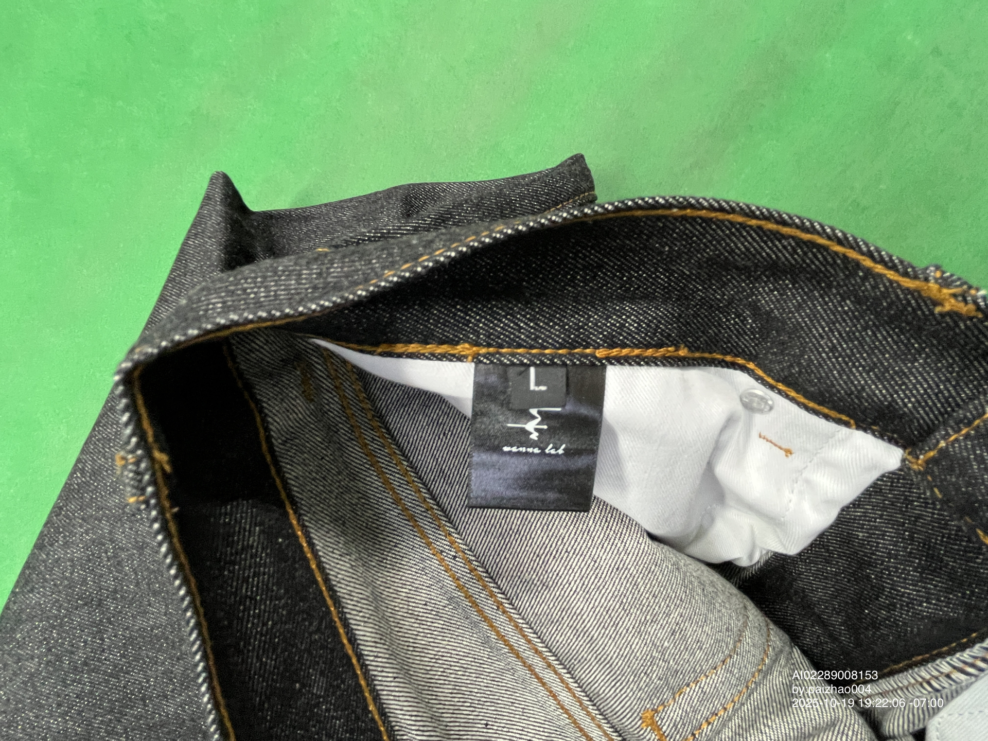 QC Photo - WANNA LAB 14oz Raw Denim Jeans