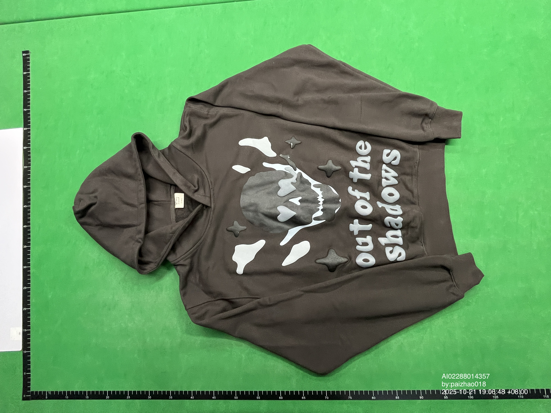 QC Photo - Broken Planet Market Out of the Shadows Hoodie Soot Black