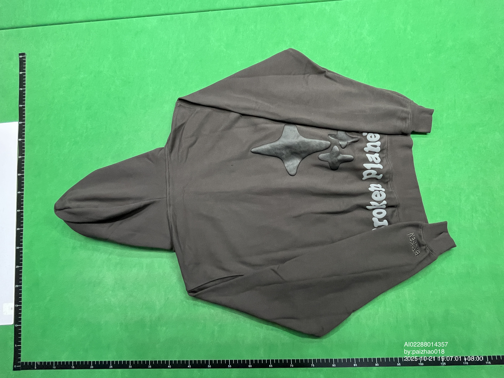 QC Photo - Broken Planet Market Out of the Shadows Hoodie Soot Black
