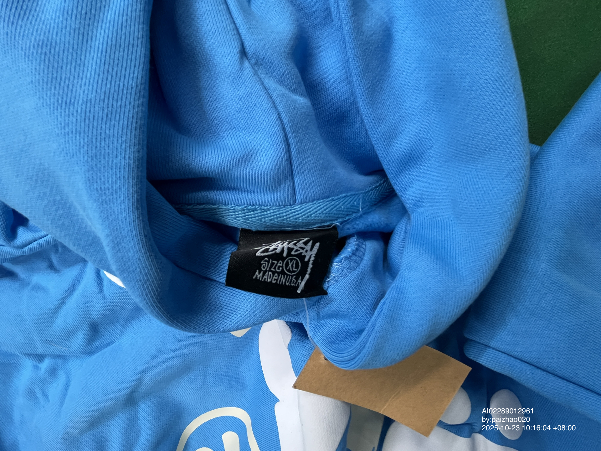 QC Photo - Stussy x CPFM 8 Ball Pigment Dyed Hoodie Blue