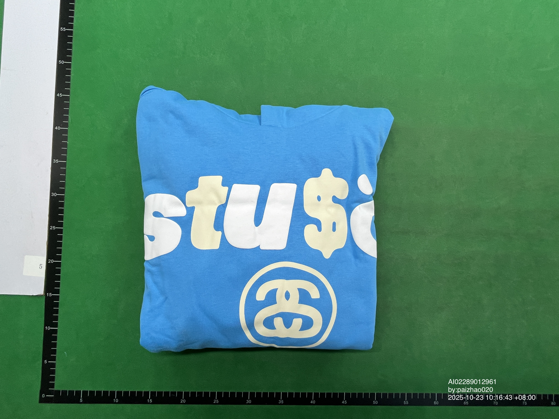 QC Photo - Stussy x CPFM 8 Ball Pigment Dyed Hoodie Blue