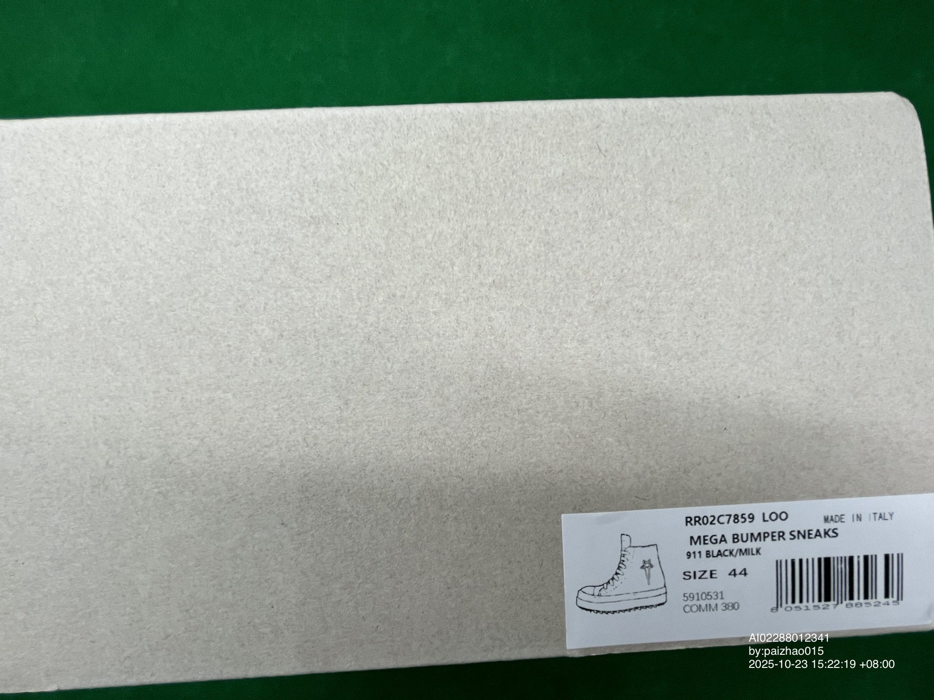 QC Photo - Rick Owens Mega Bumper Ramones