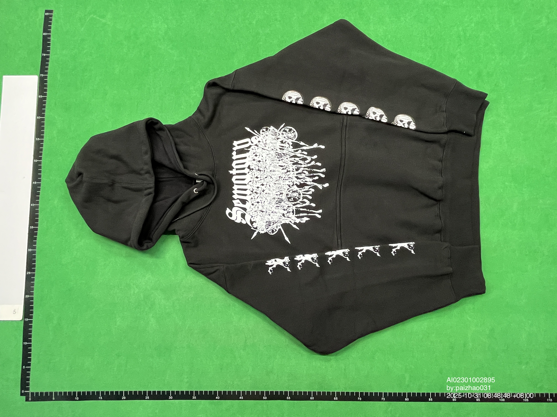 QC Photo - Sematary Skeleton Army Hoodie (2 Variants)