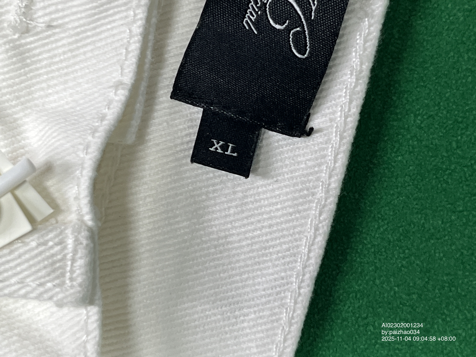 QC Photo - JCAESAR Baggy White Denim Jeans