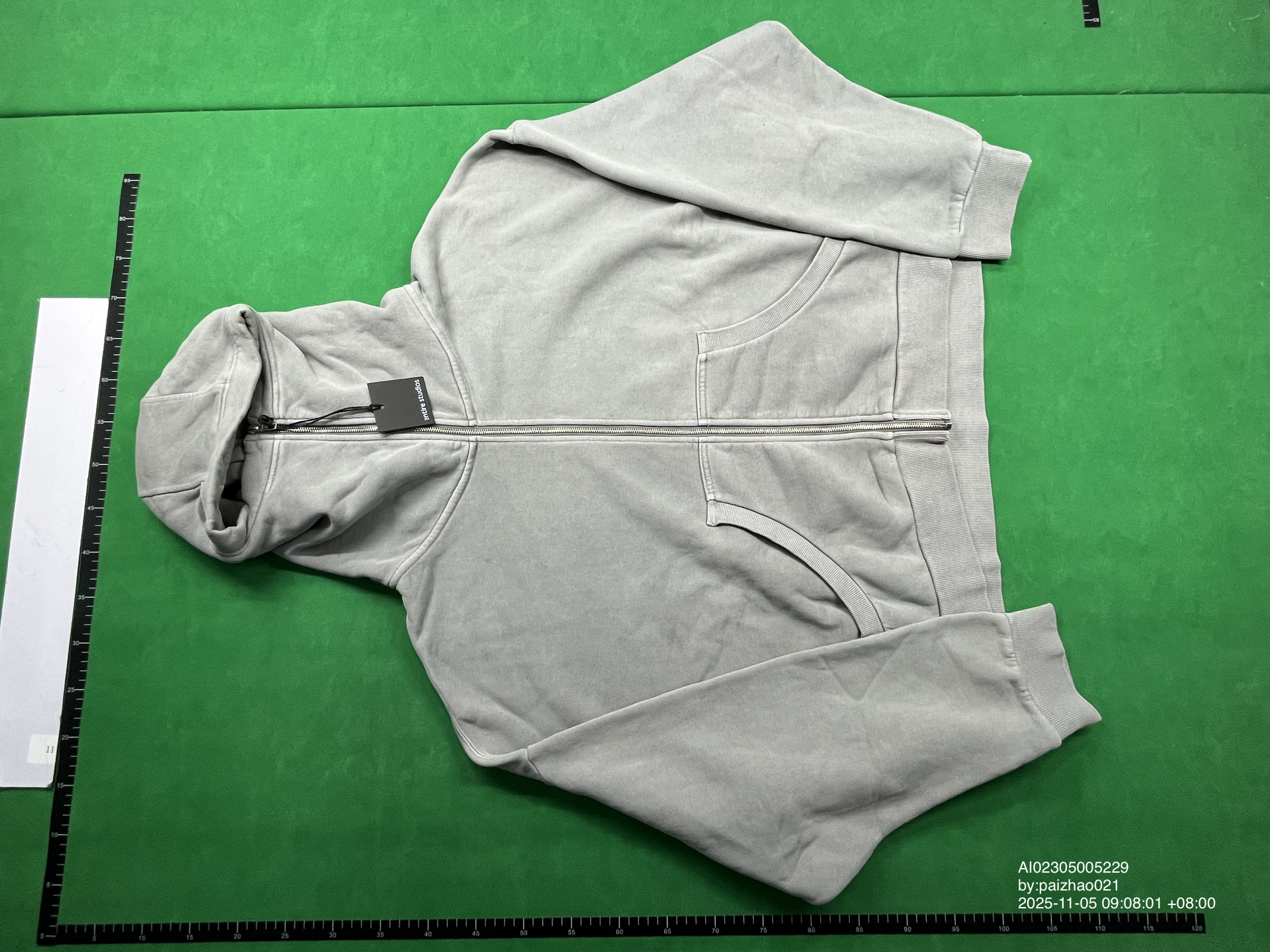 QC Photo - Entire Studios Heavy Washed Zip-Up Hoodies (5 Variants)