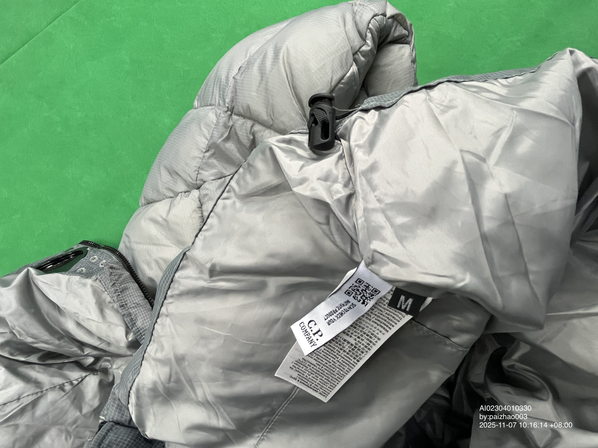 QC Photo - Palace x C.P. Company Puffer Jacket Bright Cobalt