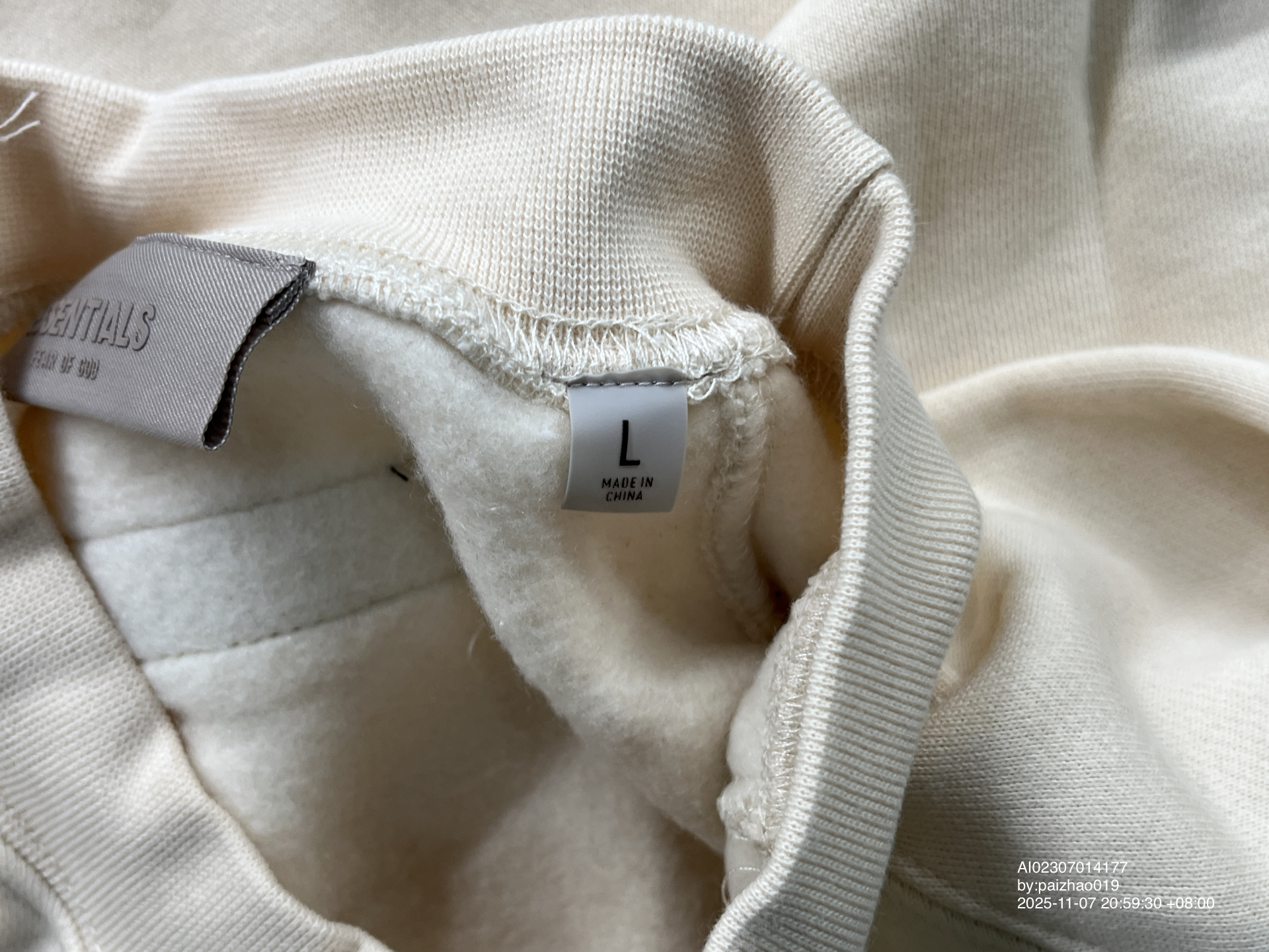 QC Photo - Essentials Fear of God Crewneck (6 Variants)