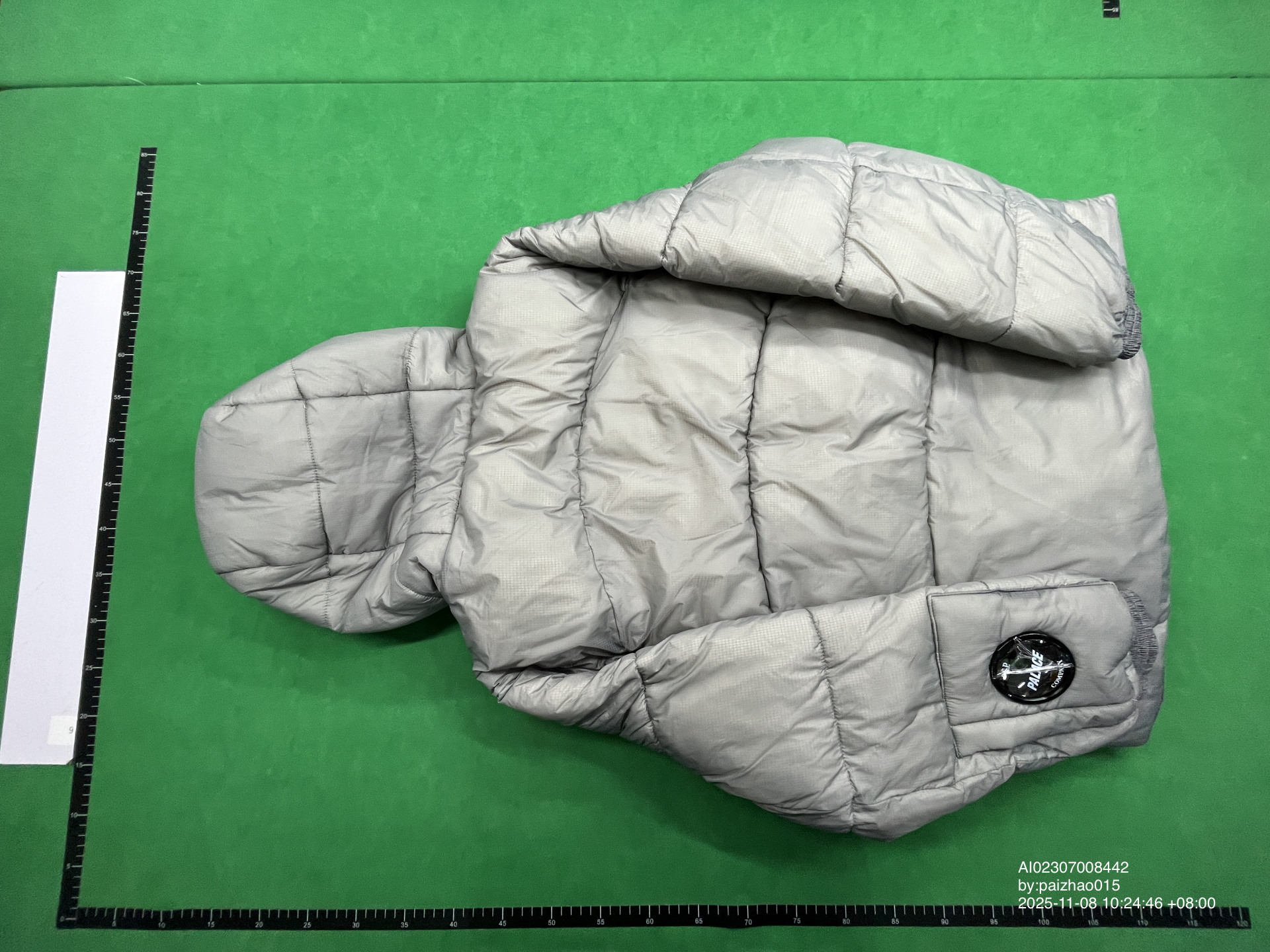 QC Photo - Palace x C.P. Company Puffer Jacket Bright Cobalt