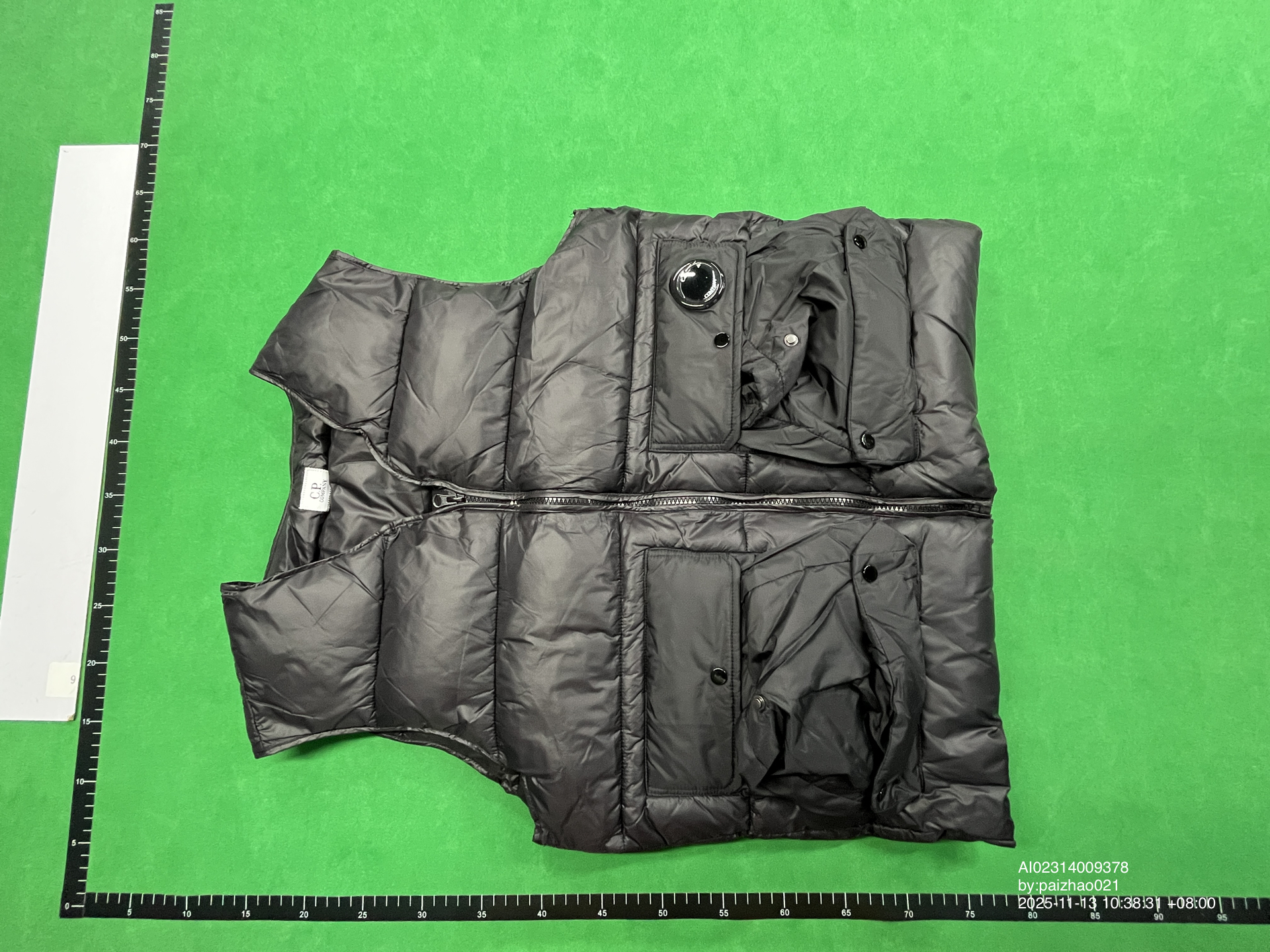 QC Photo - Black down vest s