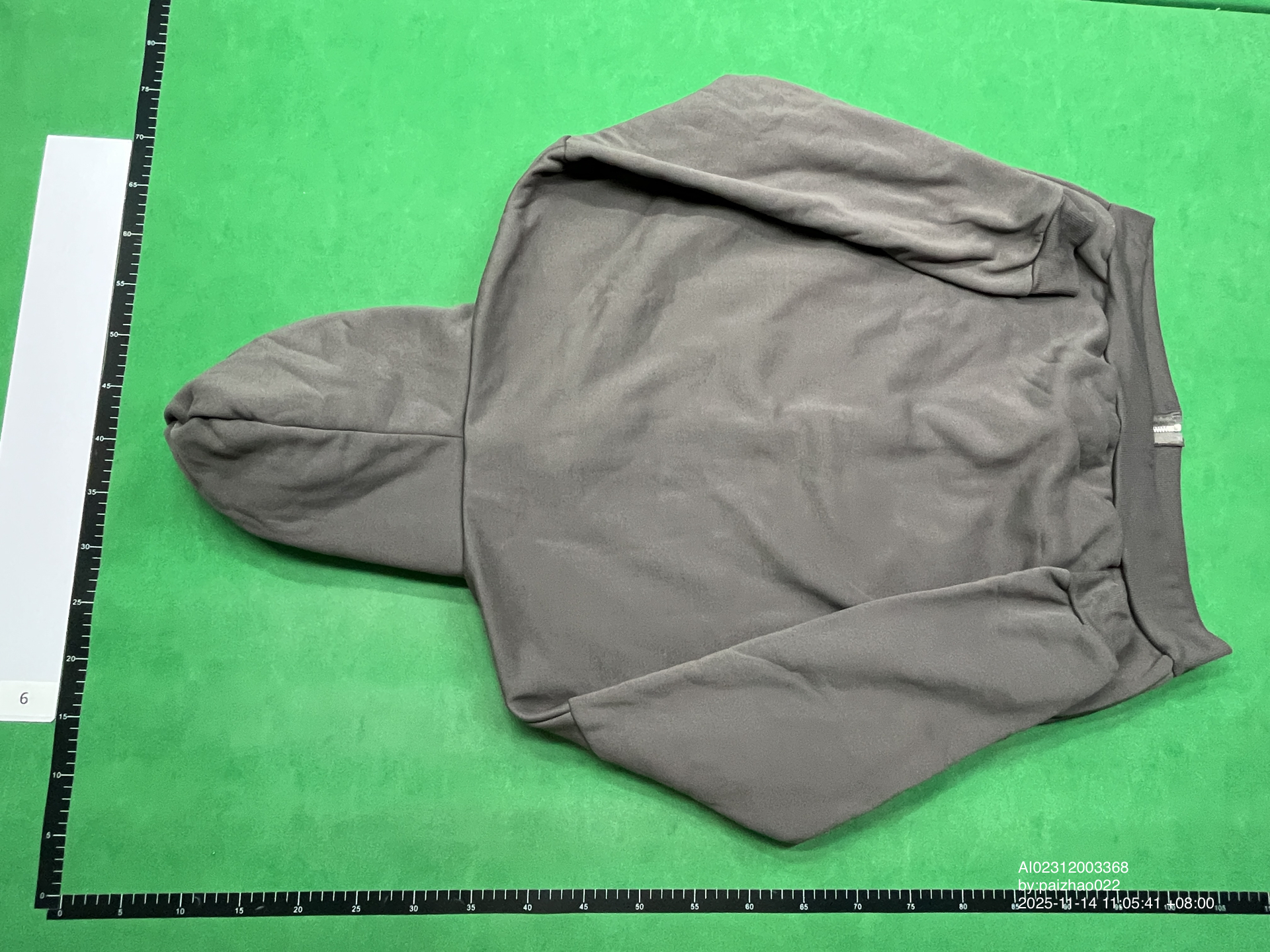 QC Photo - Broken Planet Skeleton Zip Up Hoodie