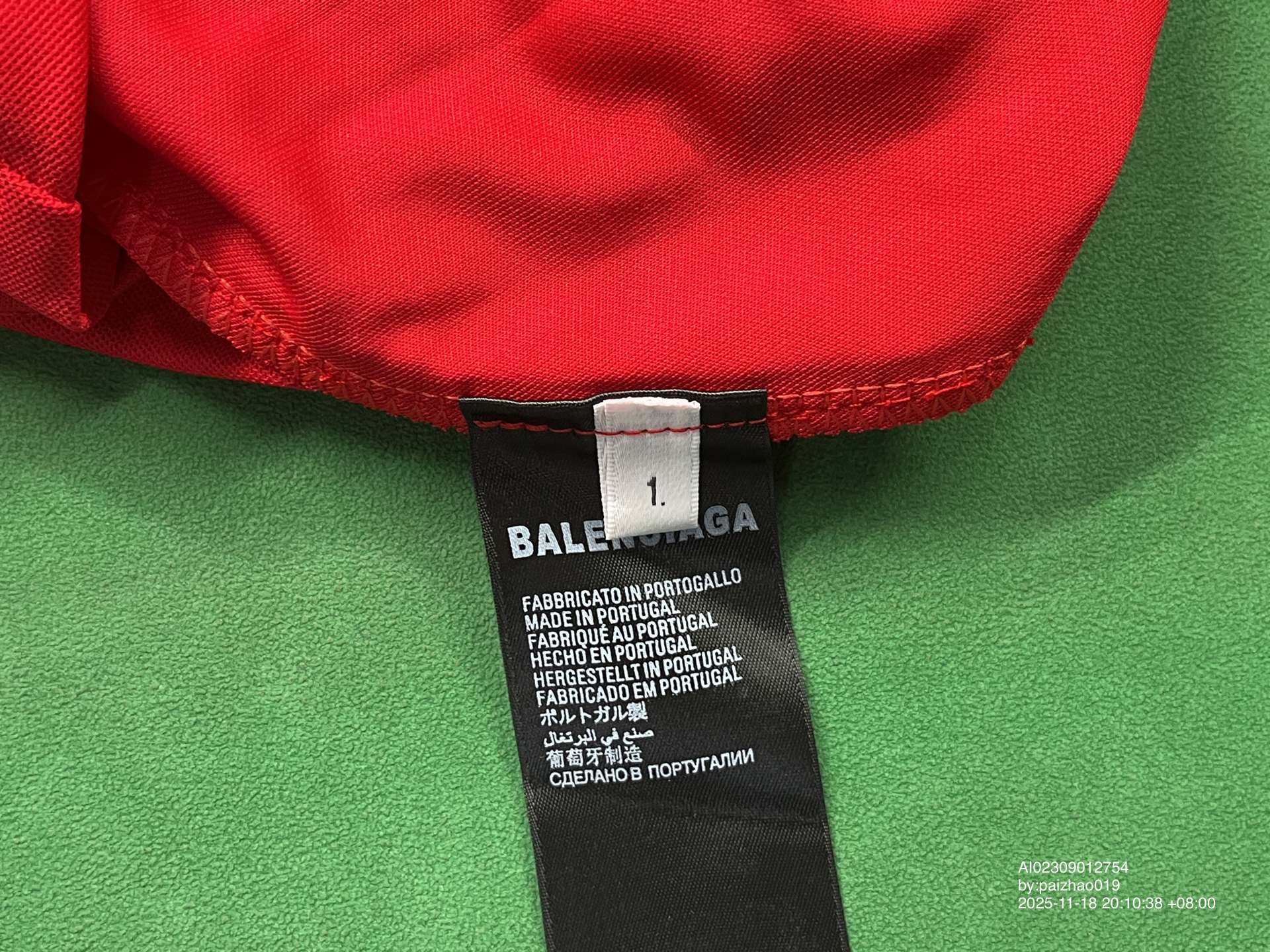 QC Photo - Balenciaga Football Jersey Red