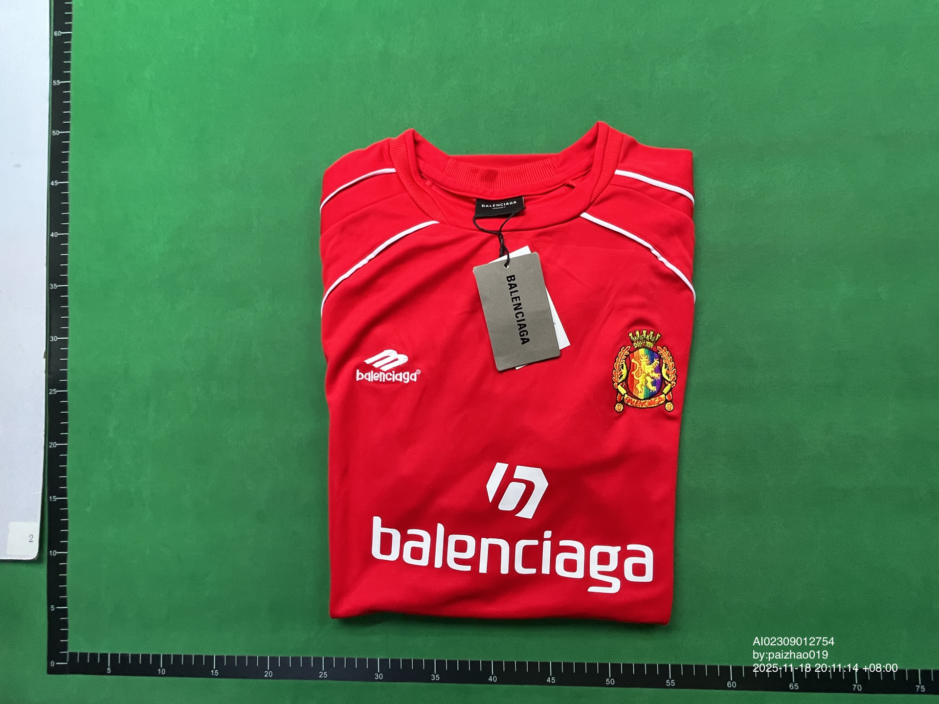QC Photo - Balenciaga Football Jersey Red