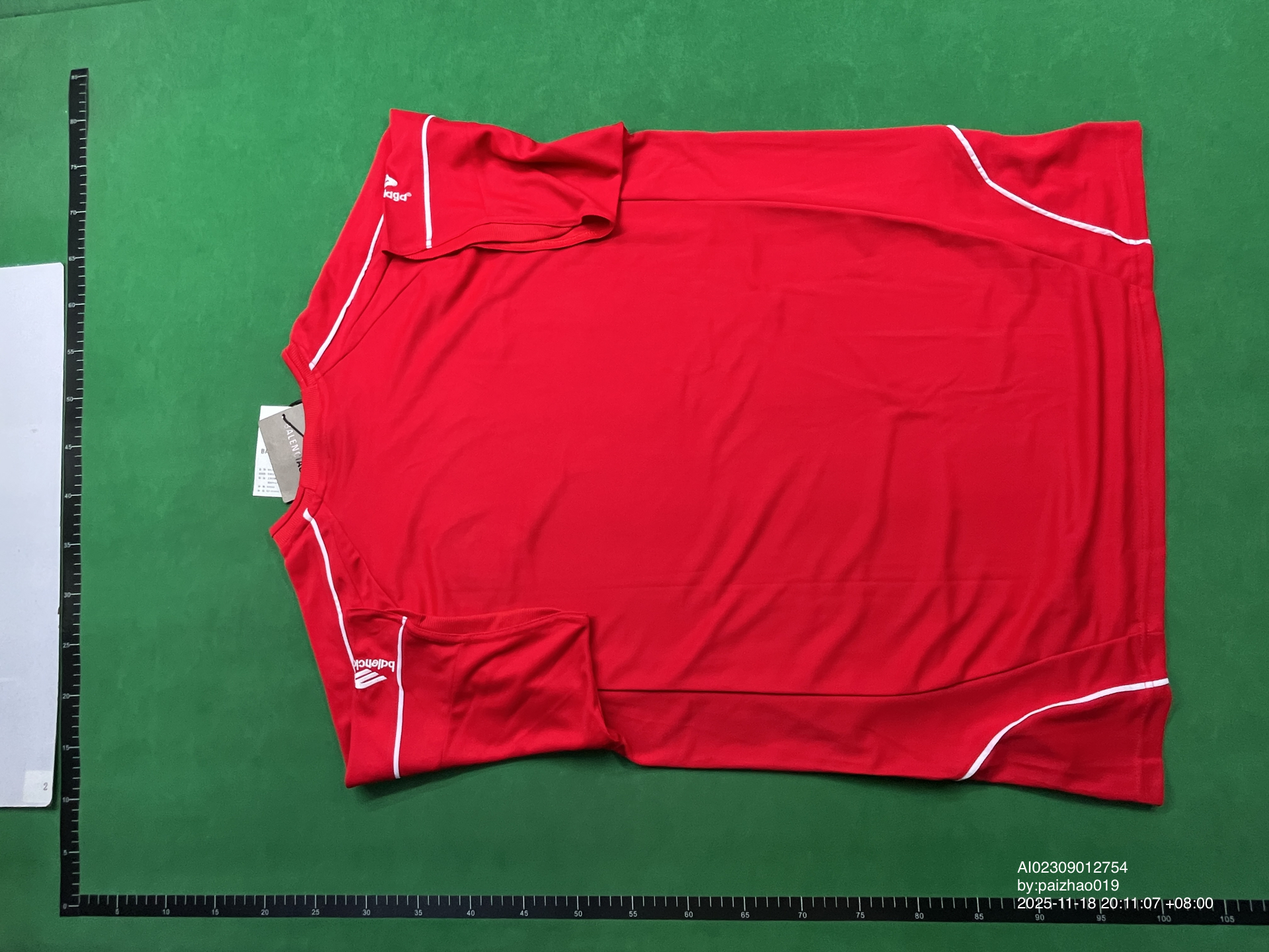 QC Photo - Balenciaga Football Jersey Red