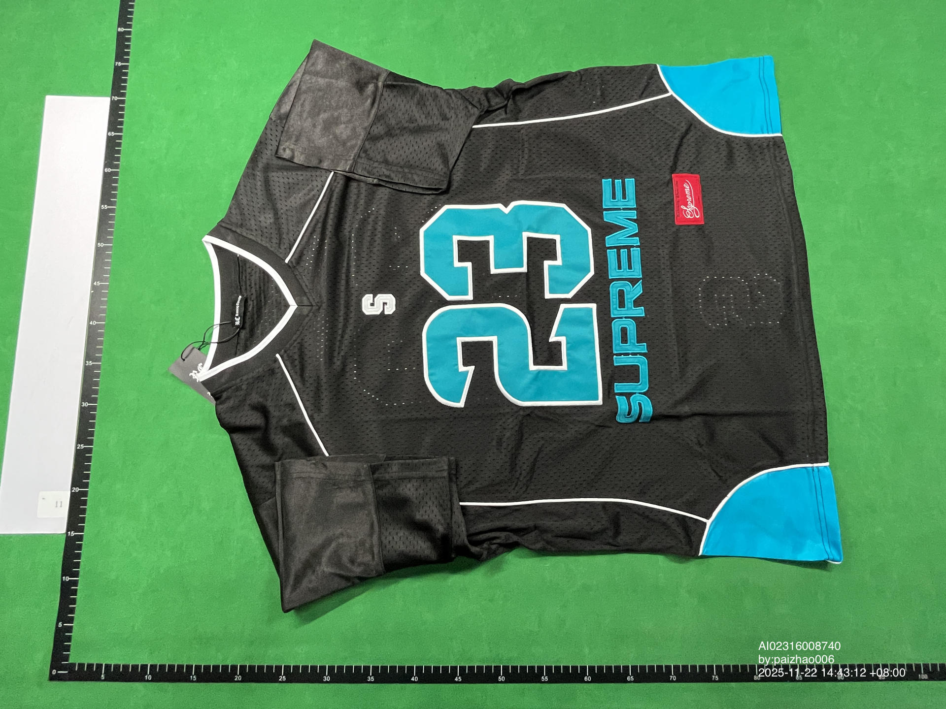 QC Photo - Supreme Perfect Season Football Jersey