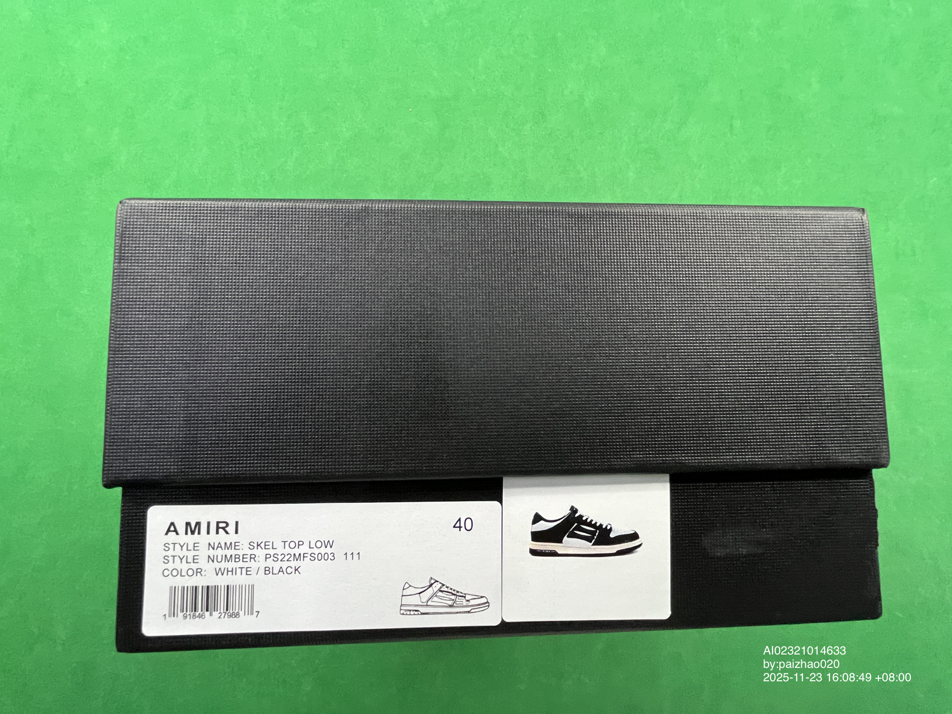 QC Photo - Amiri Skel Top Low (9 Colorways)