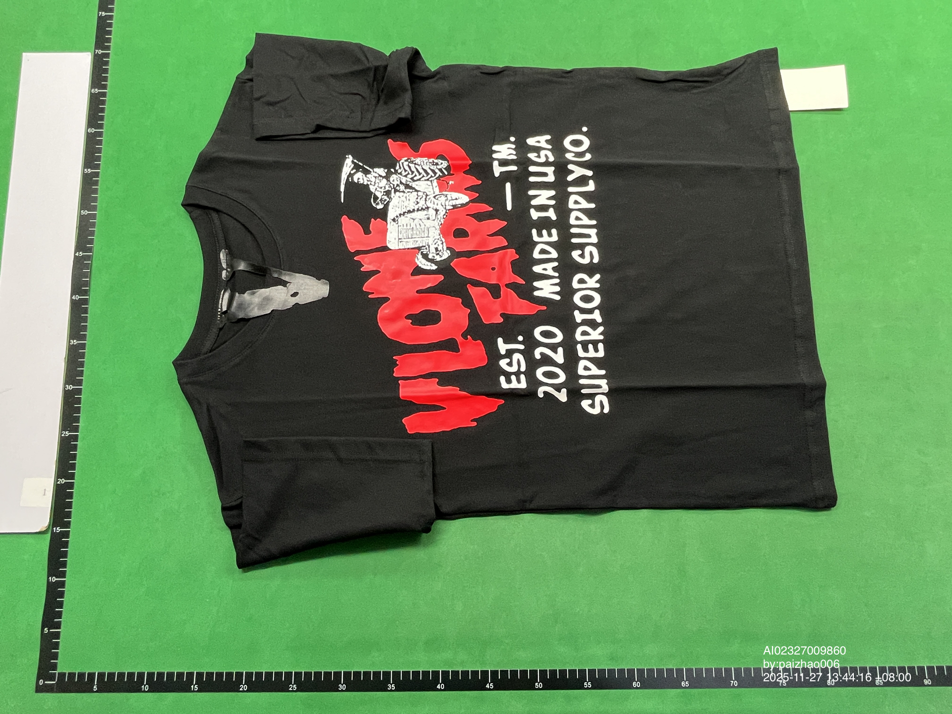 QC Photo - 30 options VLONE FOG FARMS death T-shirt
