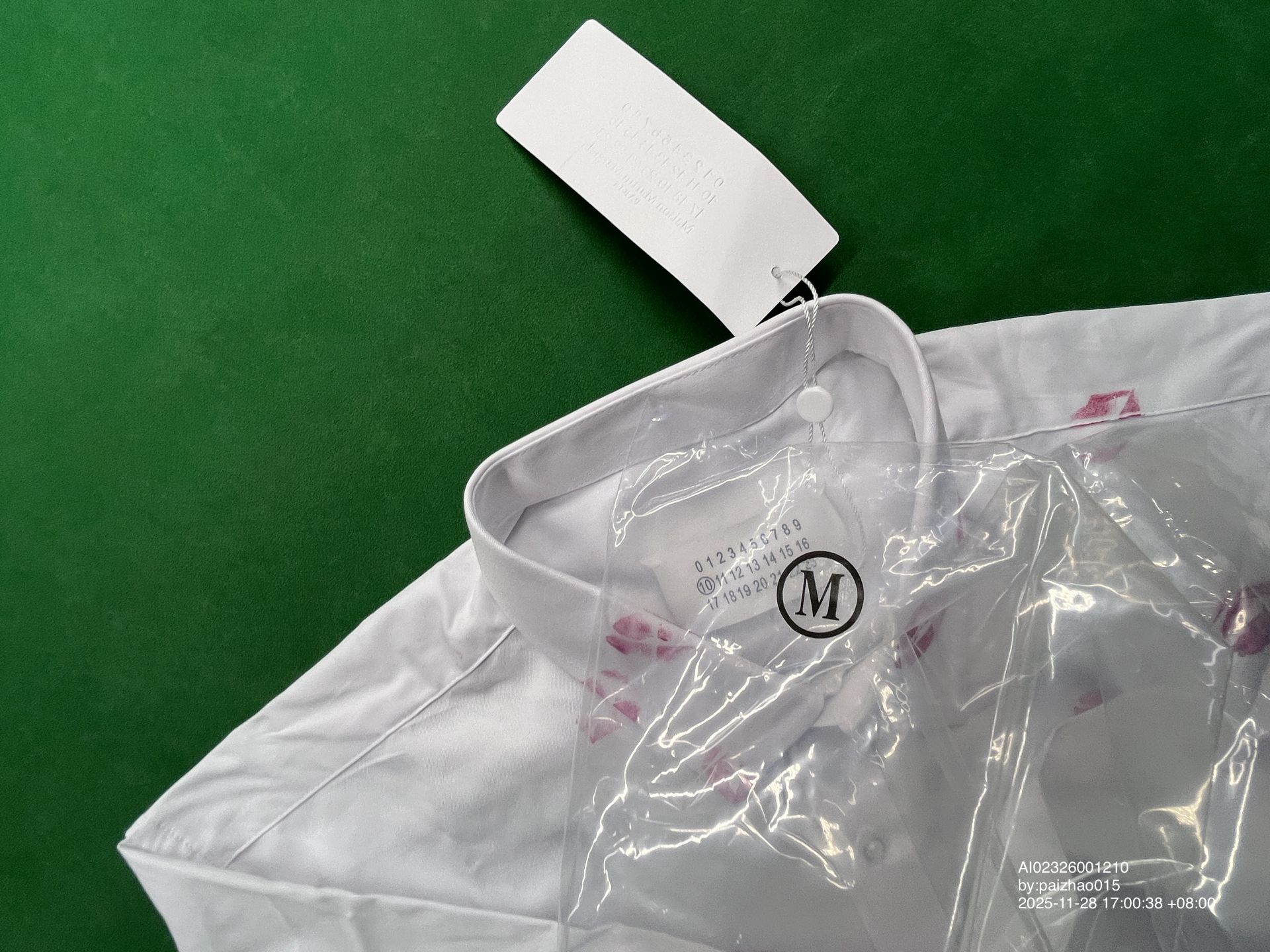 QC Photo - Maison Margiela Lipstick Kiss Button Up Shirt