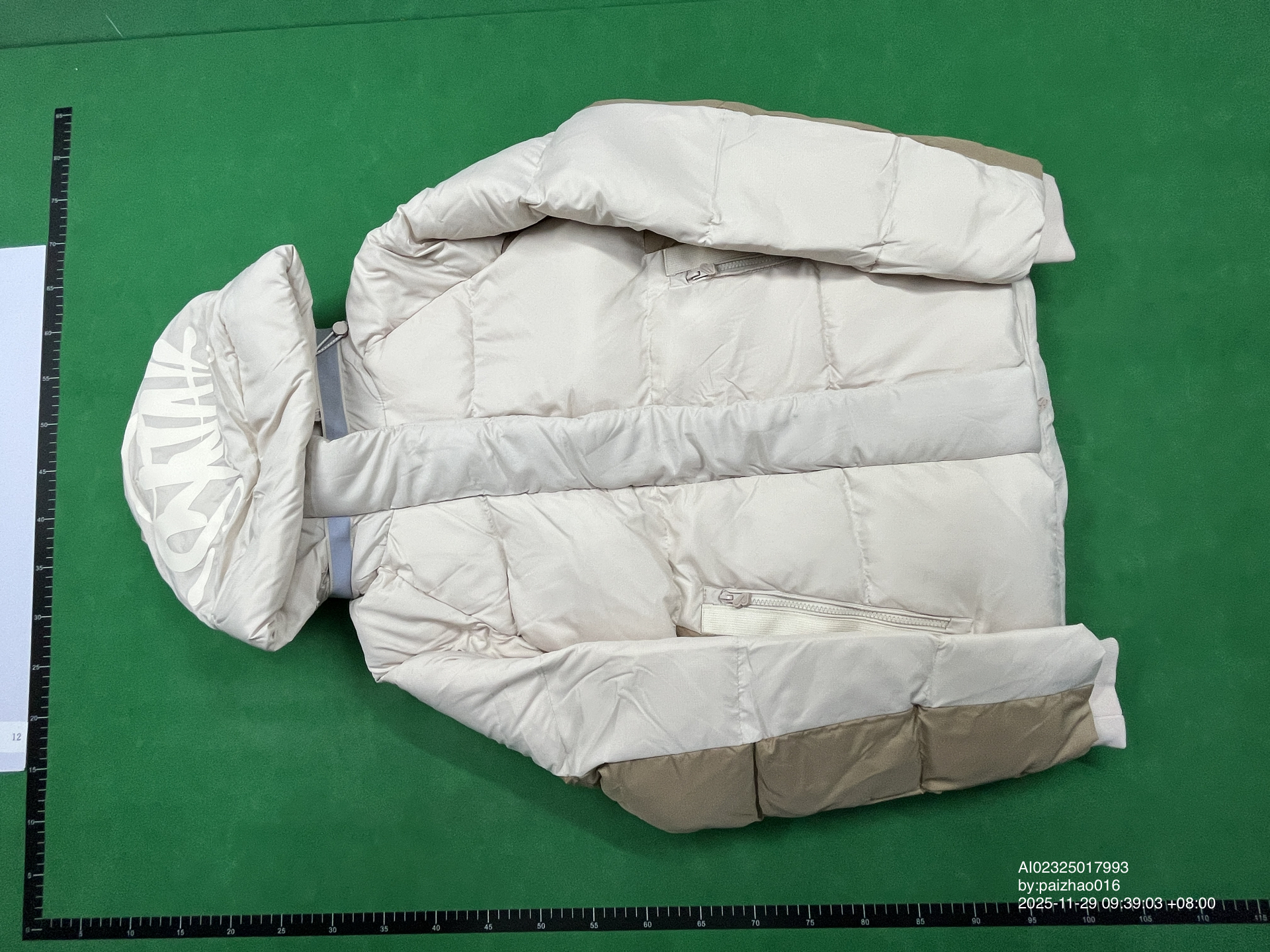 QC Photo - Syna World Down Puffer Jacket Cream