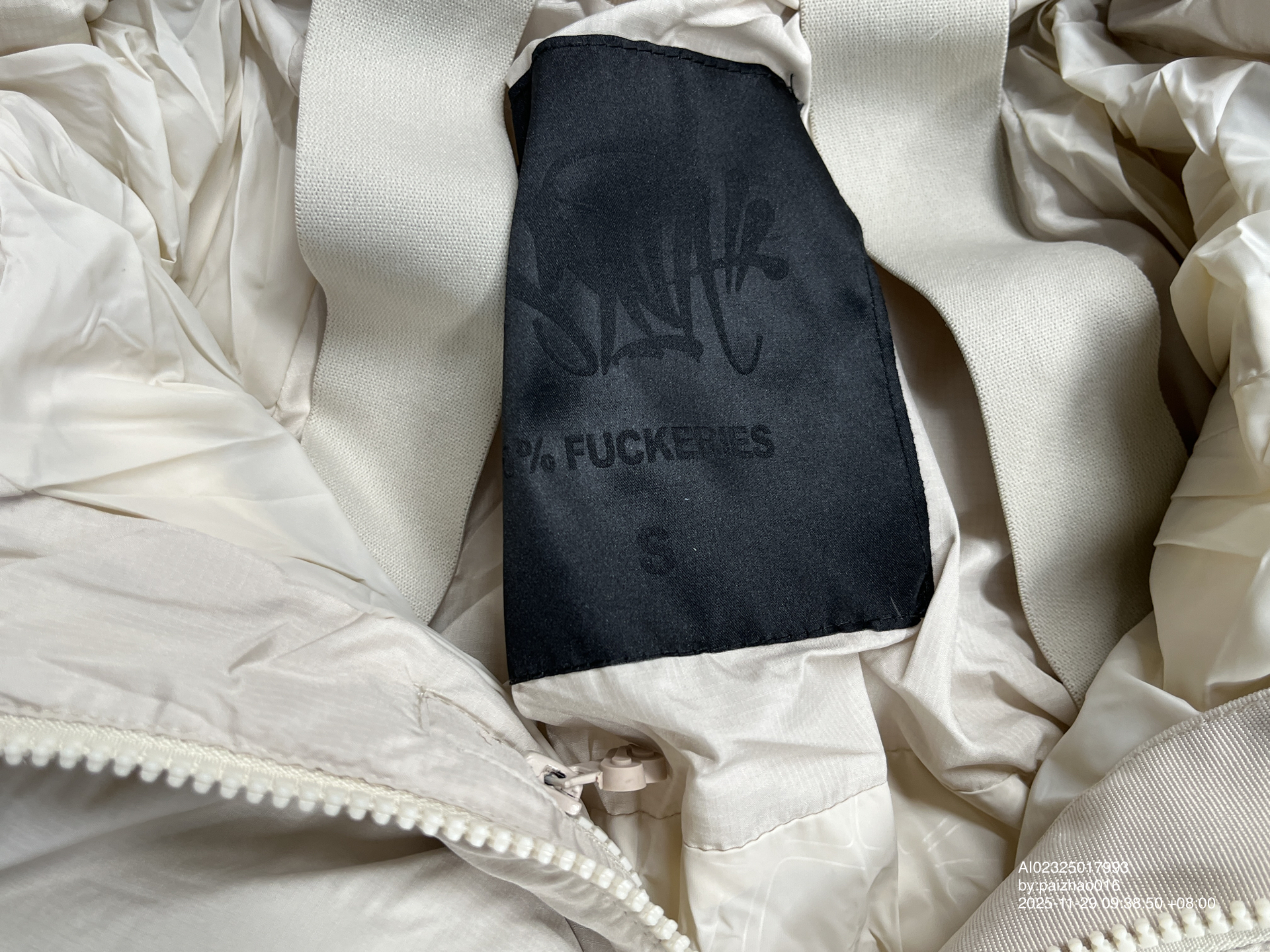 QC Photo - Syna World Down Puffer Jacket Cream