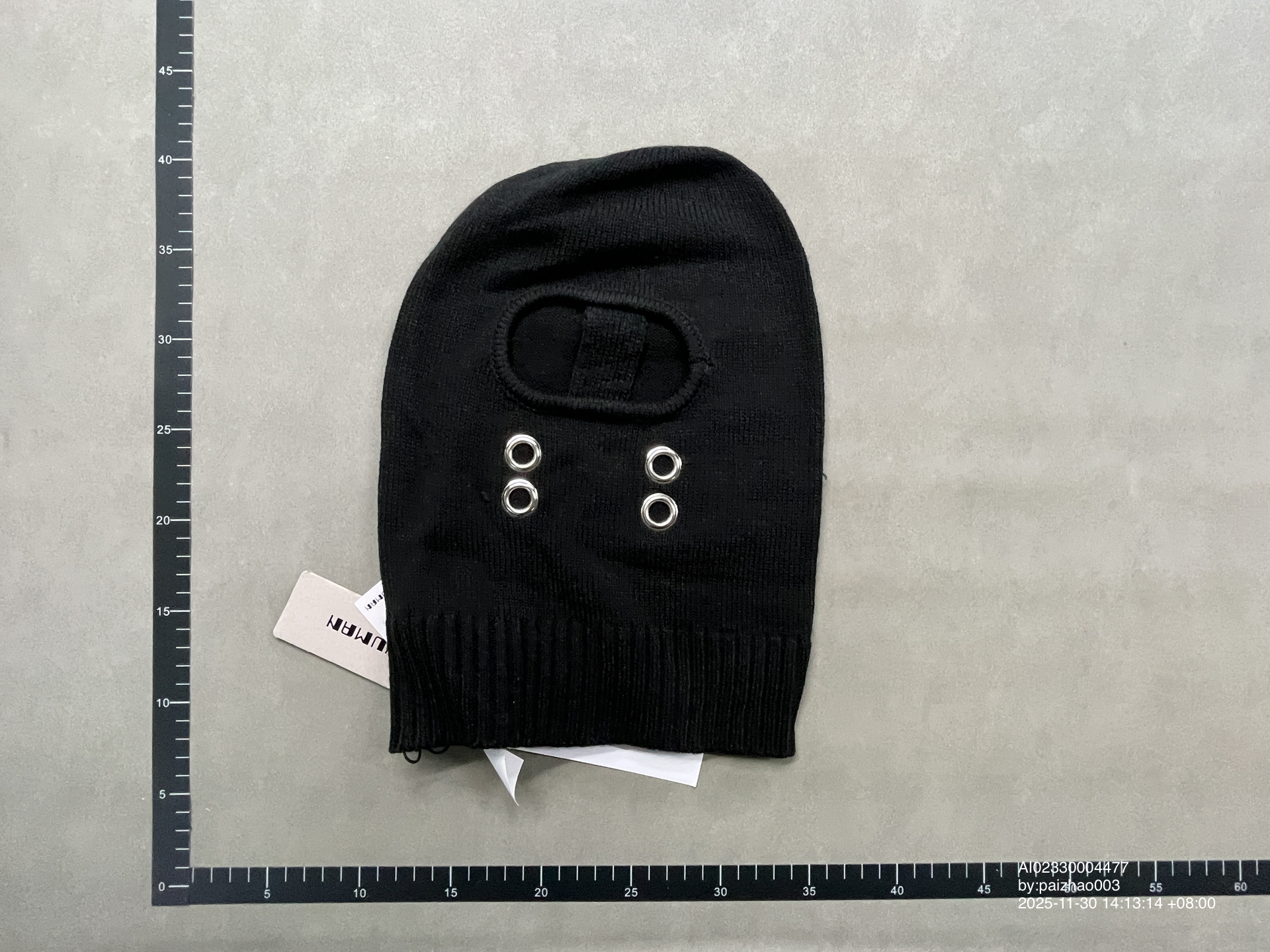 QC Photo - Rick Owens Balaclava