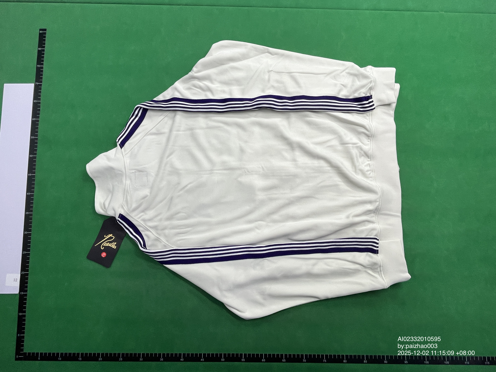 QC Photo - Embroidered butterfly zipper coat 9712