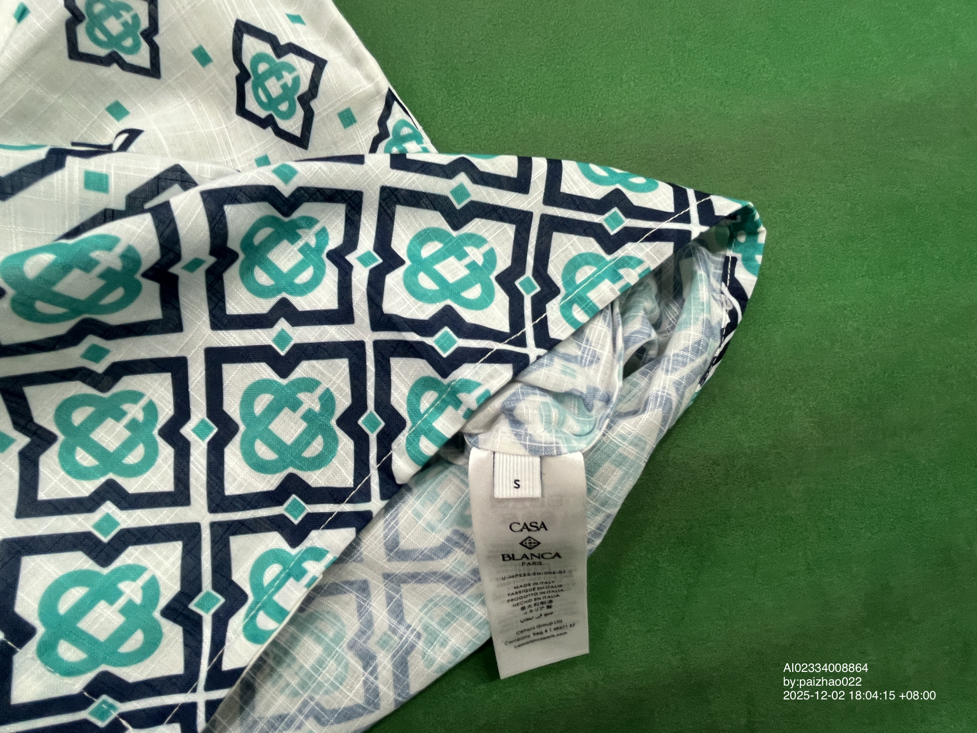 QC Photo - Casablanca Gradient Short Sleeve Button Up Shirt