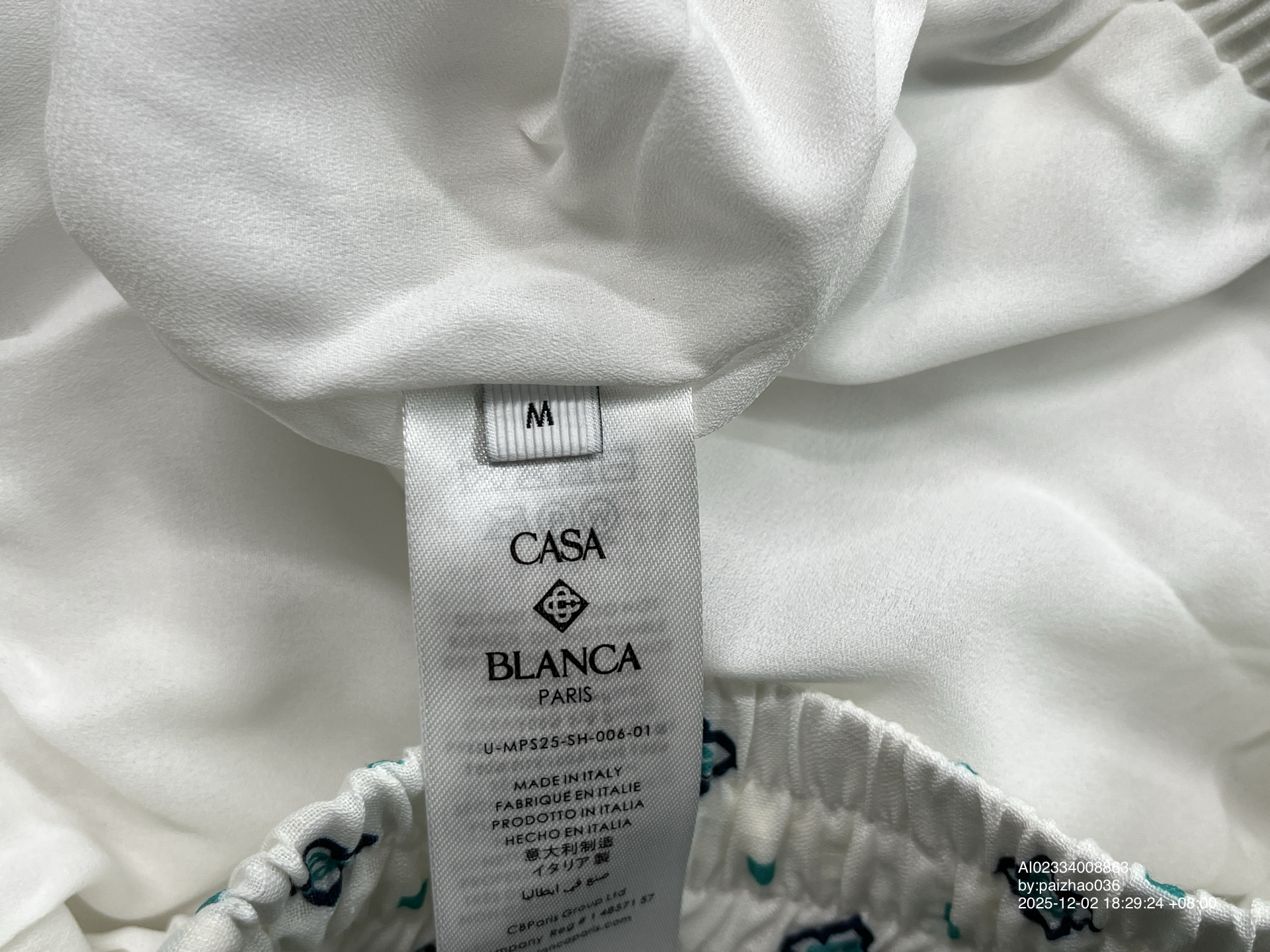 QC Photo - Casablanca Gradient Short Sleeve Button Up Shirt