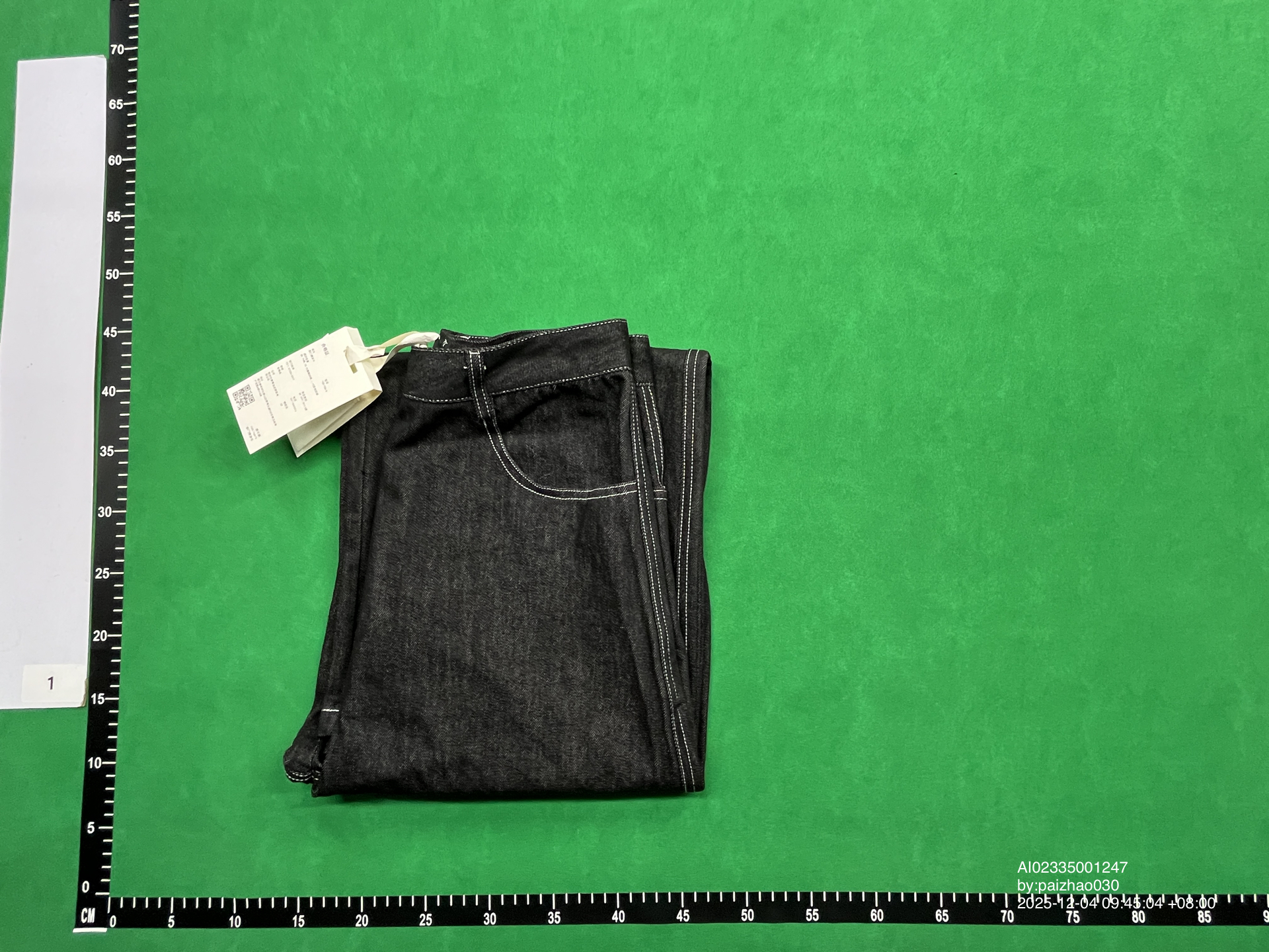 QC Photo - JCAESAR 12oz Raw Denim Banana Jeans