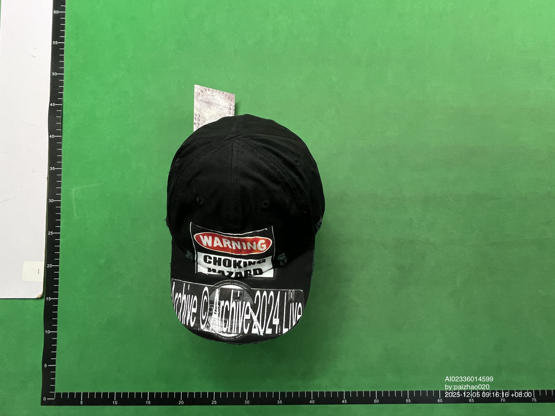 QC Photo - CSONLINE Warning Hat