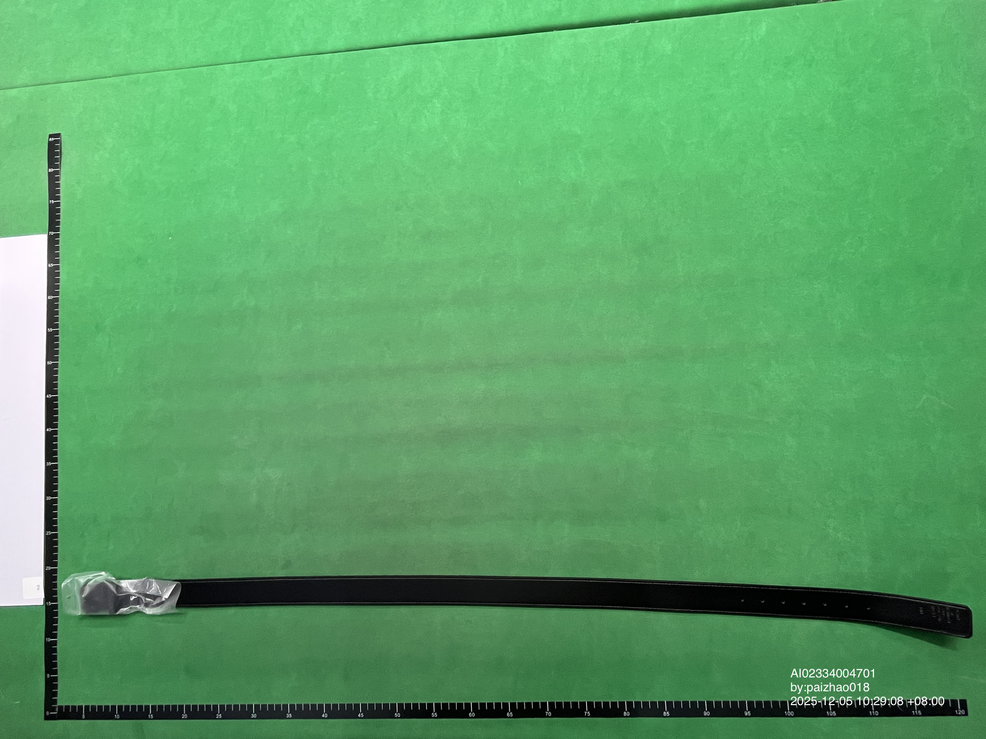 QC Photo - White Louis Vuitton Belt