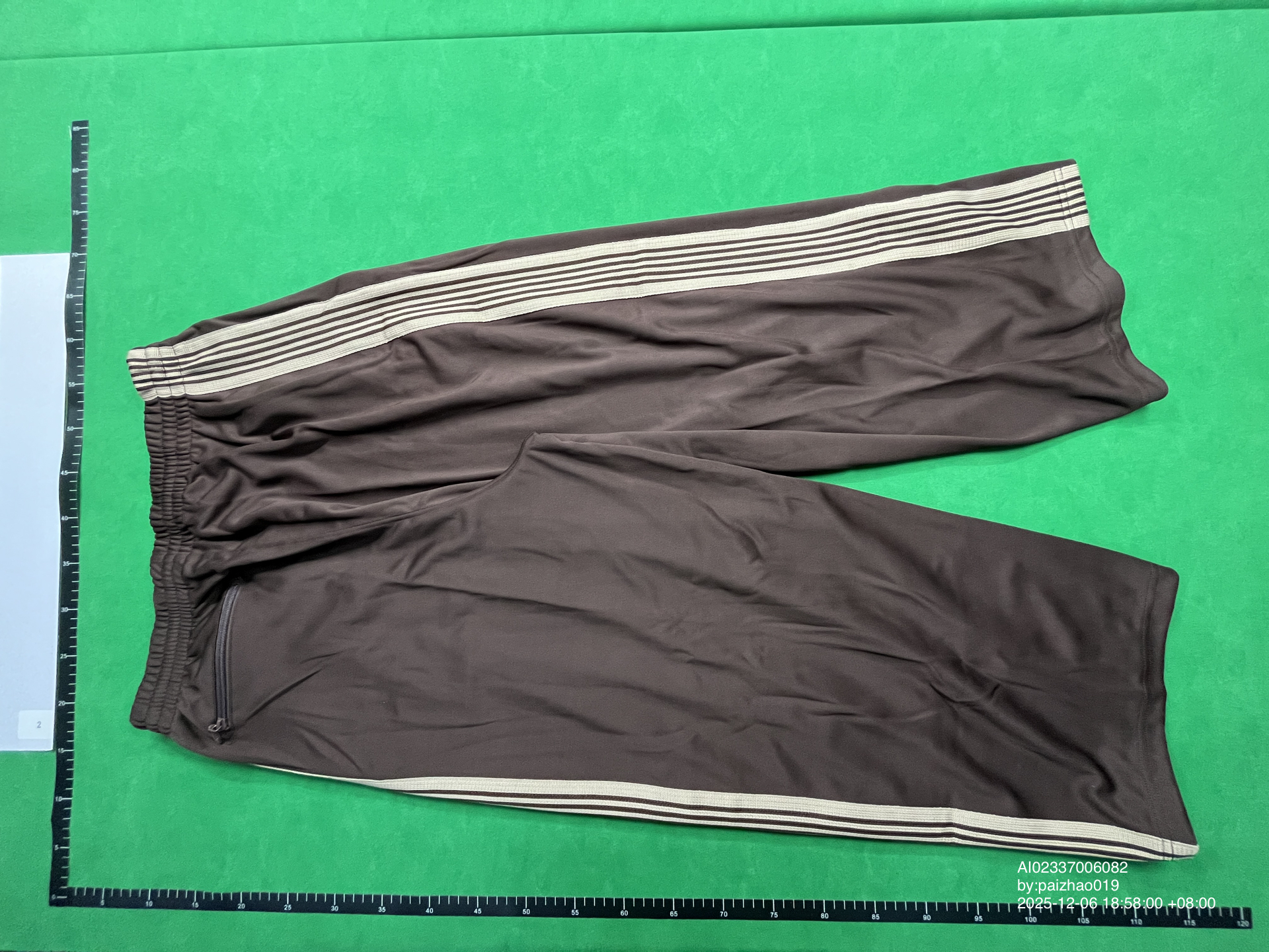 QC Photo - Butterfly embroidered wide-leg pants 1312