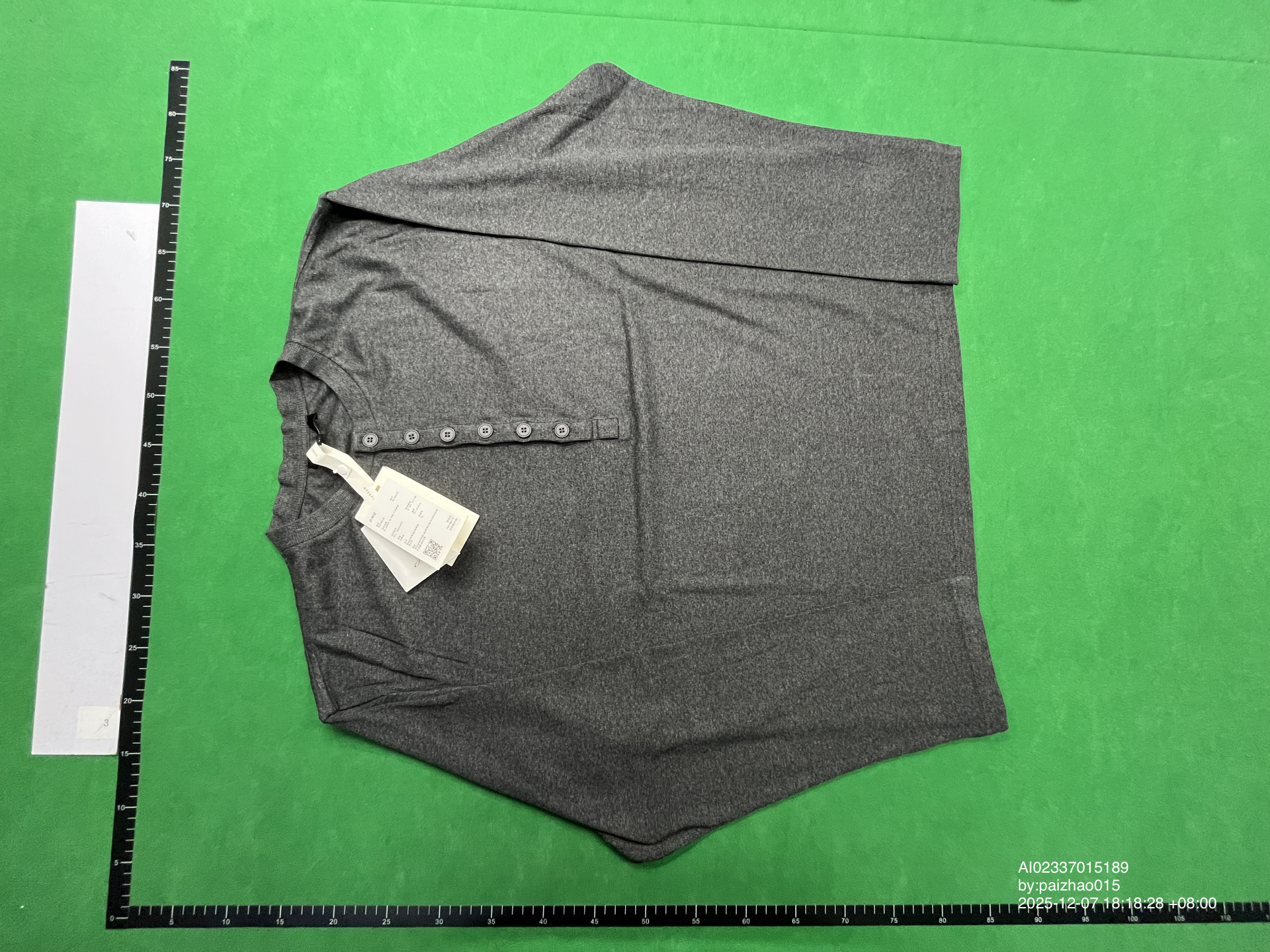 QC Photo - JCAESAR Button Long Sleeve Tee (4 Variants)